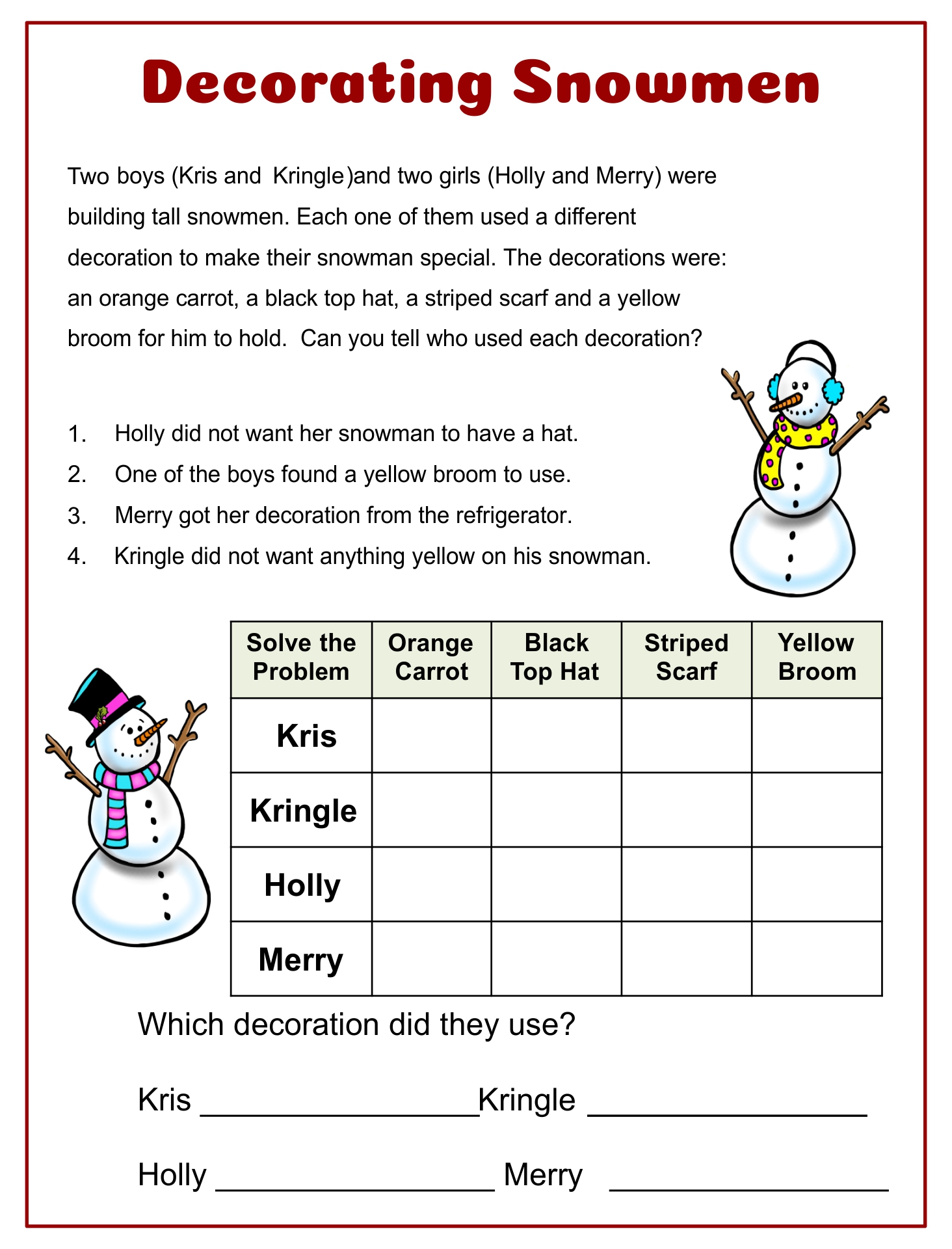 15 Best Christmas Brain Teasers Activities Printables Printablee Com Riset 15 Best Christmas Brain Teasers Activities Printables Printablee Com Riset