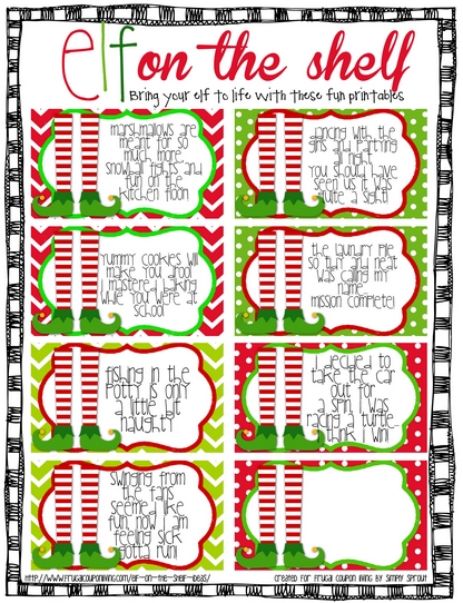 7 Best Images of Elf On The Shelf Printable Memory Game - North Pole ...