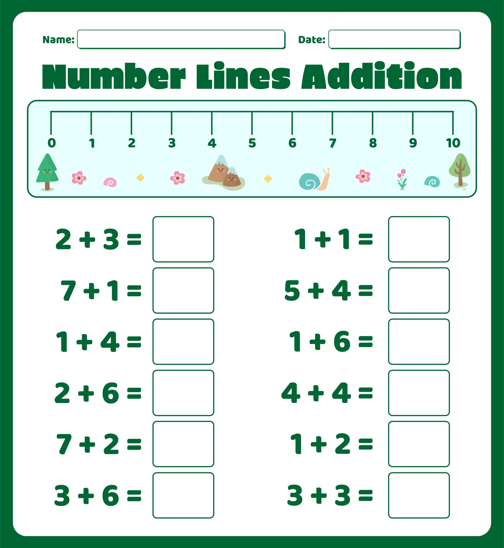 adding-with-a-number-line-worksheets-worksheets-for-kindergarten