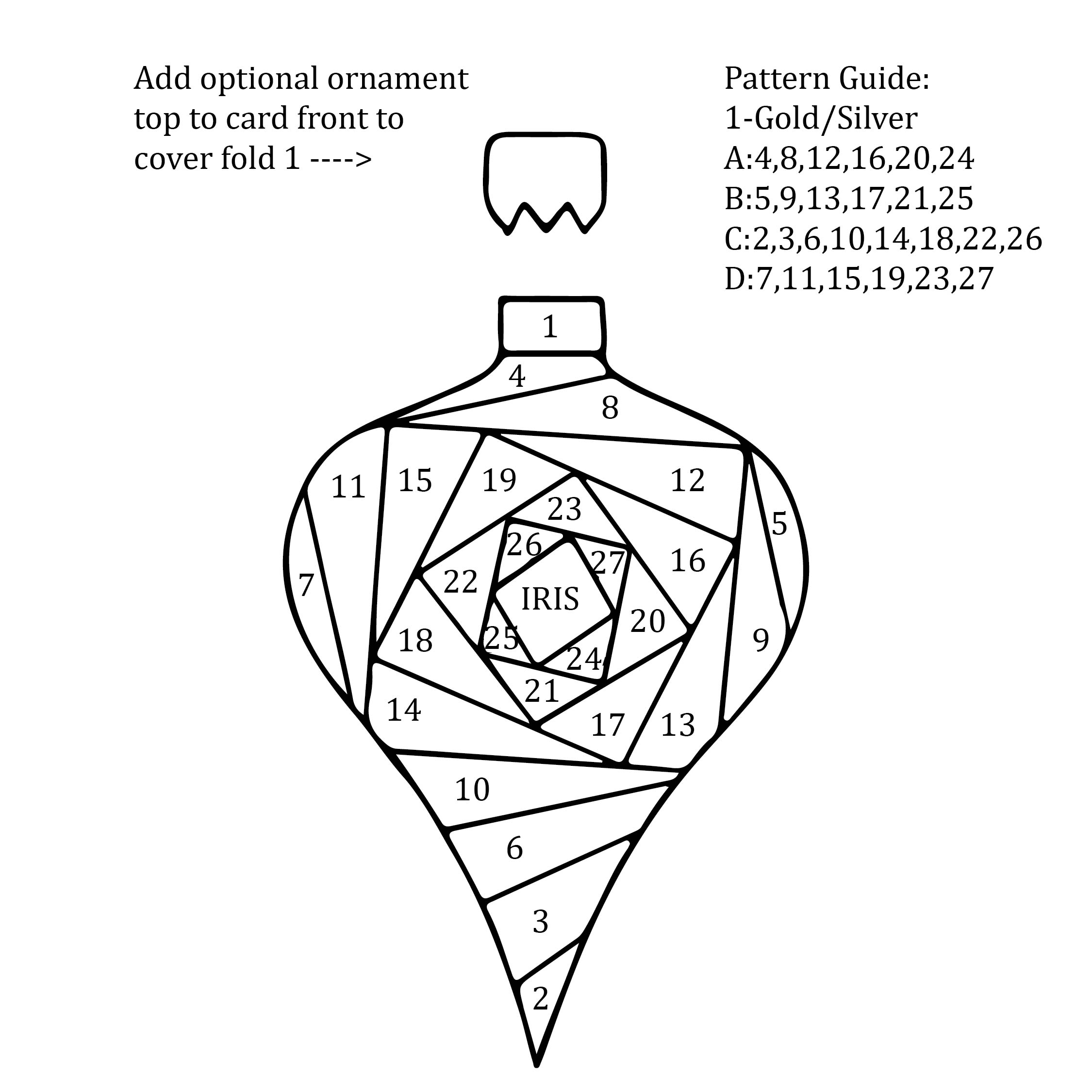 Iris Folding Christmas Cards Templates Mightyprintingdeals