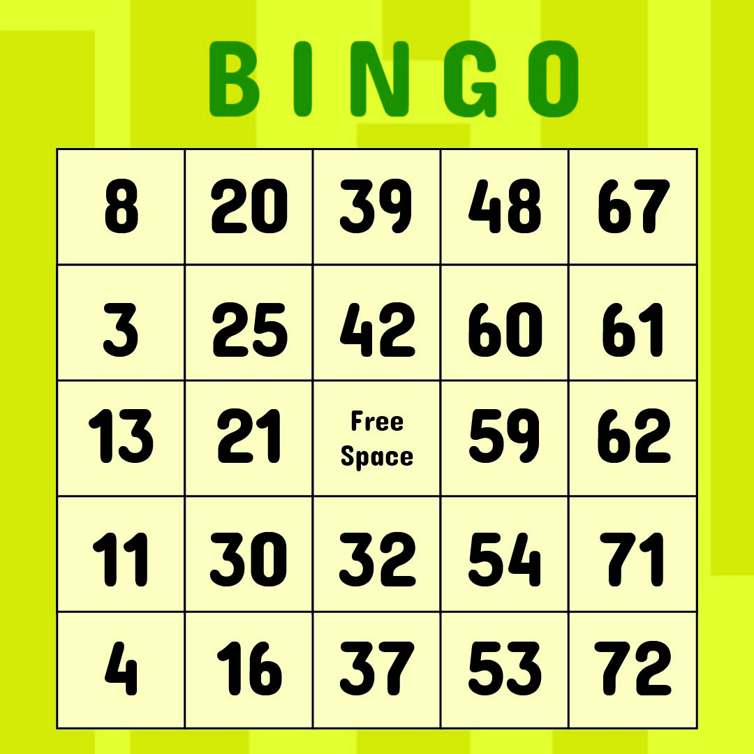 Classic Bingo Cards - 10 Free PDF Printables | Printablee