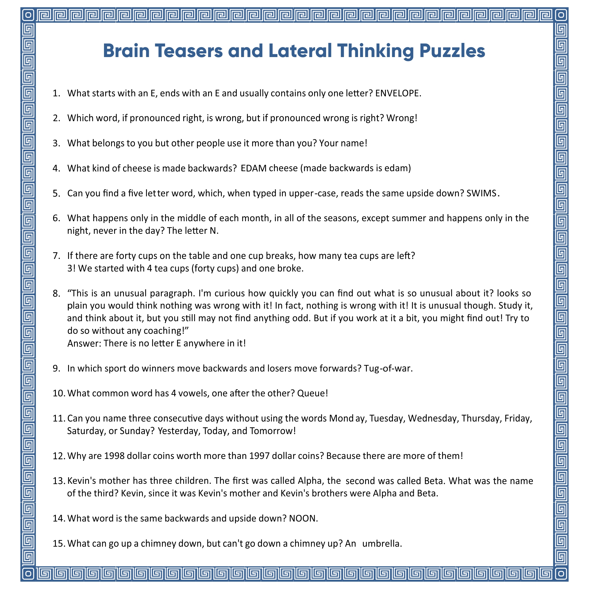 Printable Brain Teaser Worksheets Adults
