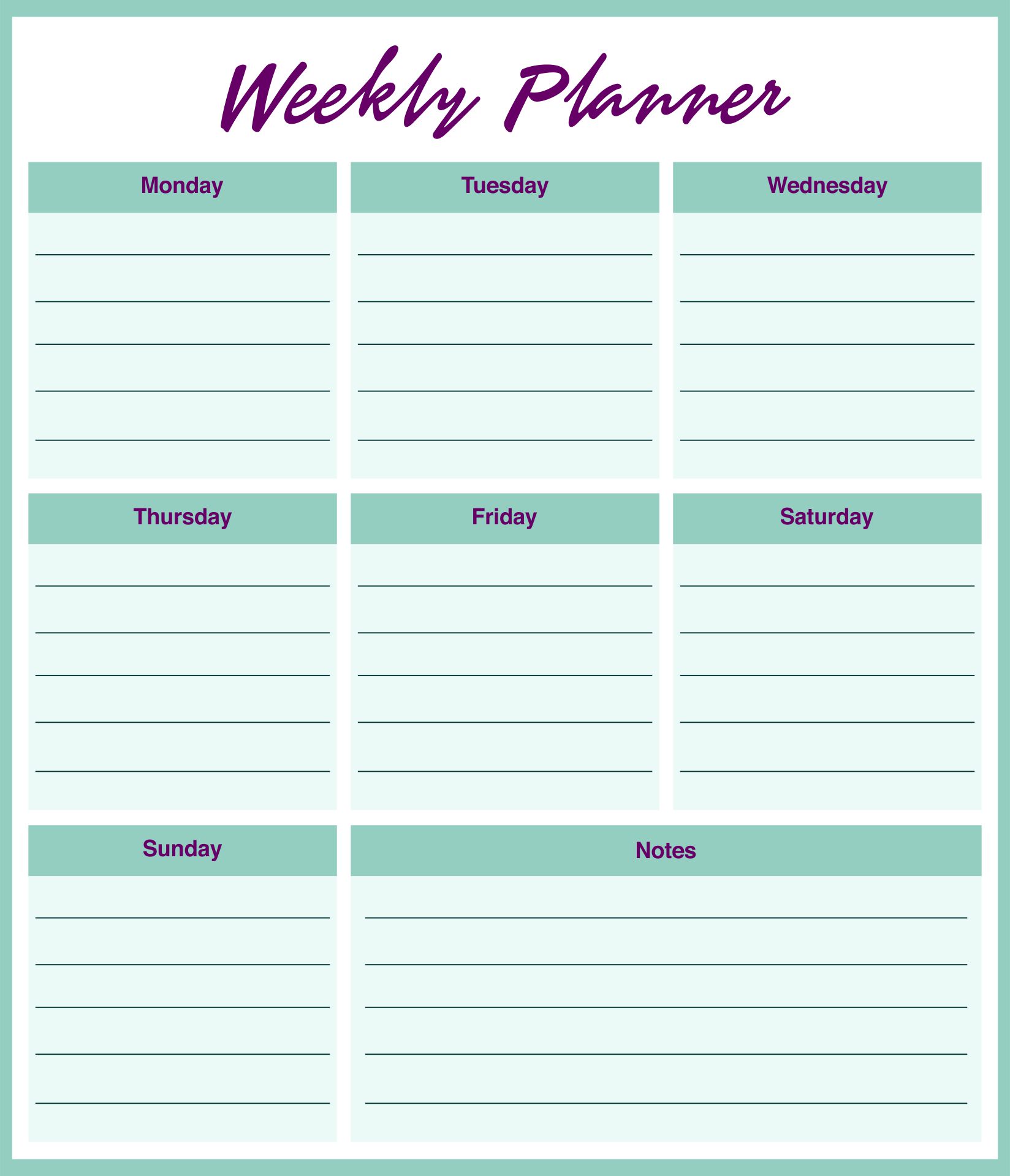 6 best student homework planners cute planners printable