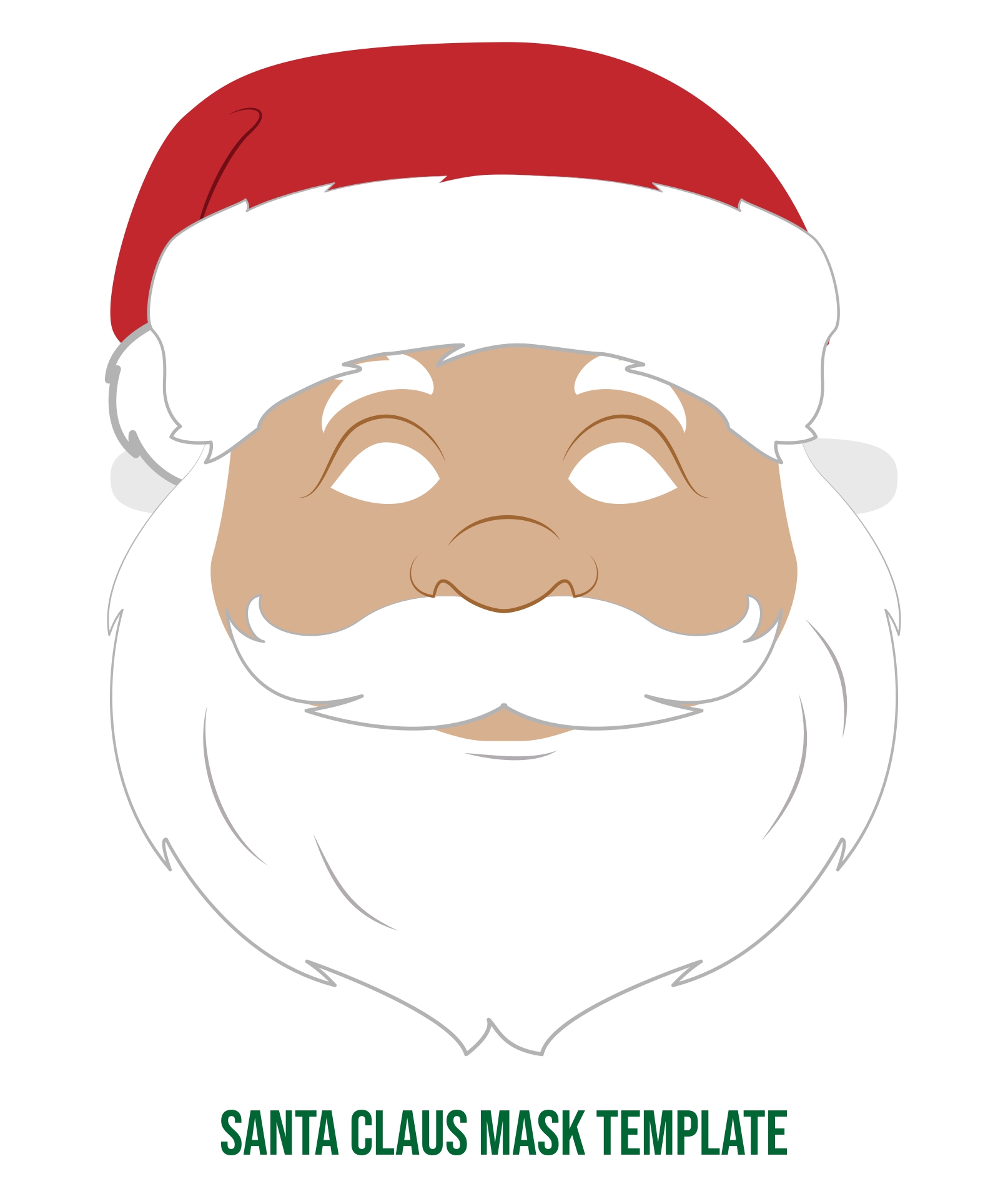 Printable Santa Craft Template