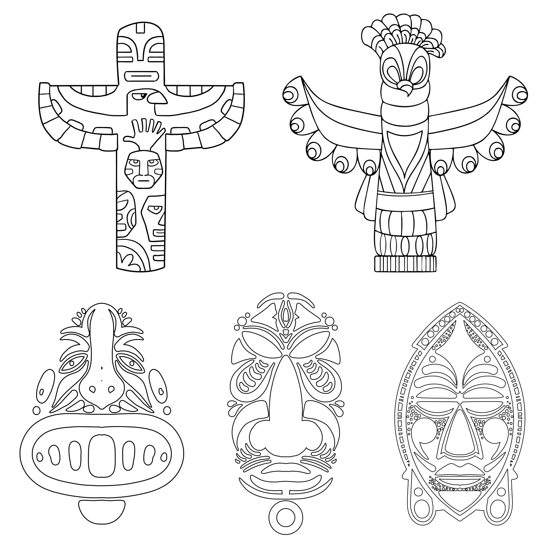 10 Best Printable Totem Pole Templates