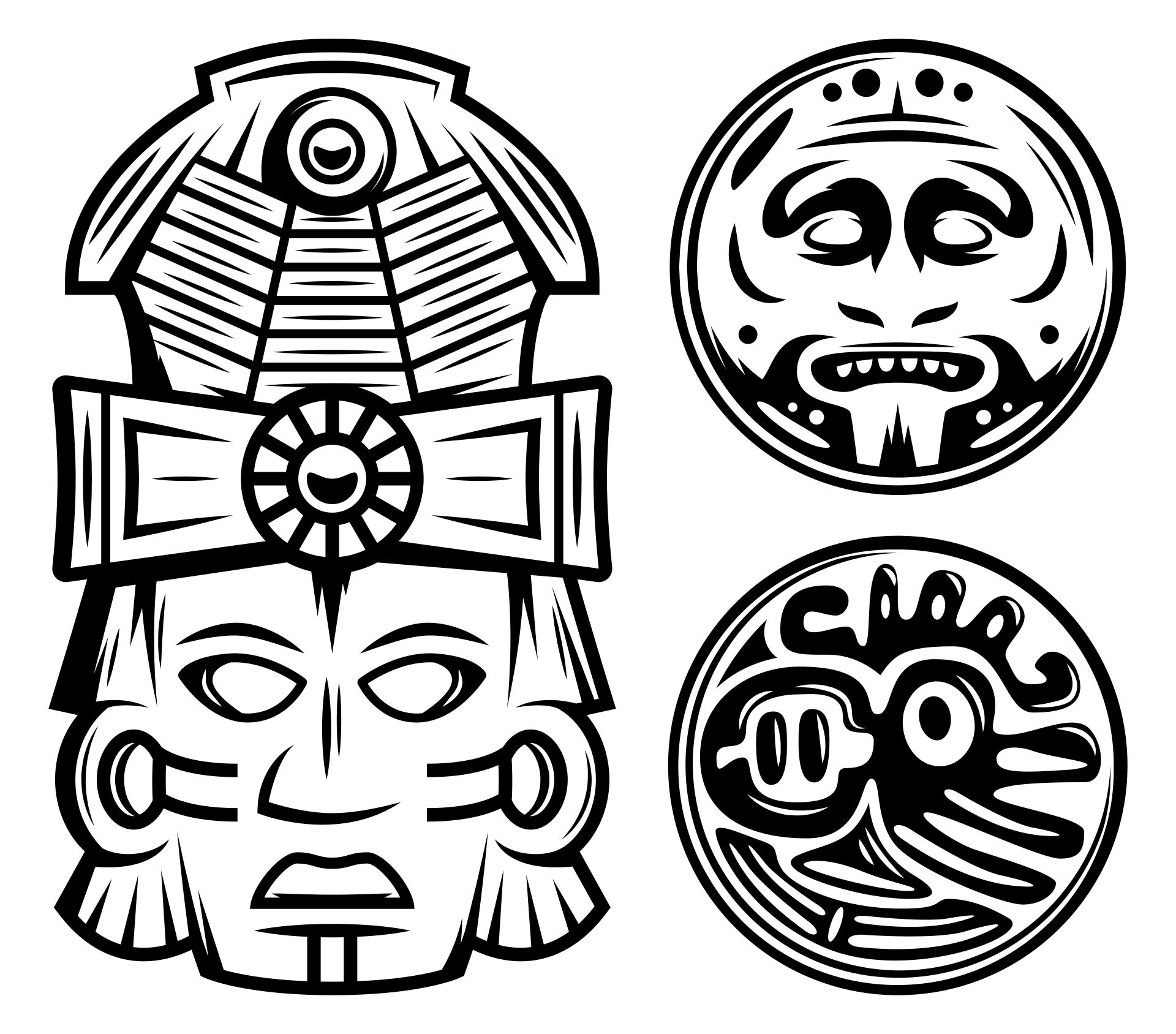 Totem Pole Coloring Page Coloring Pages