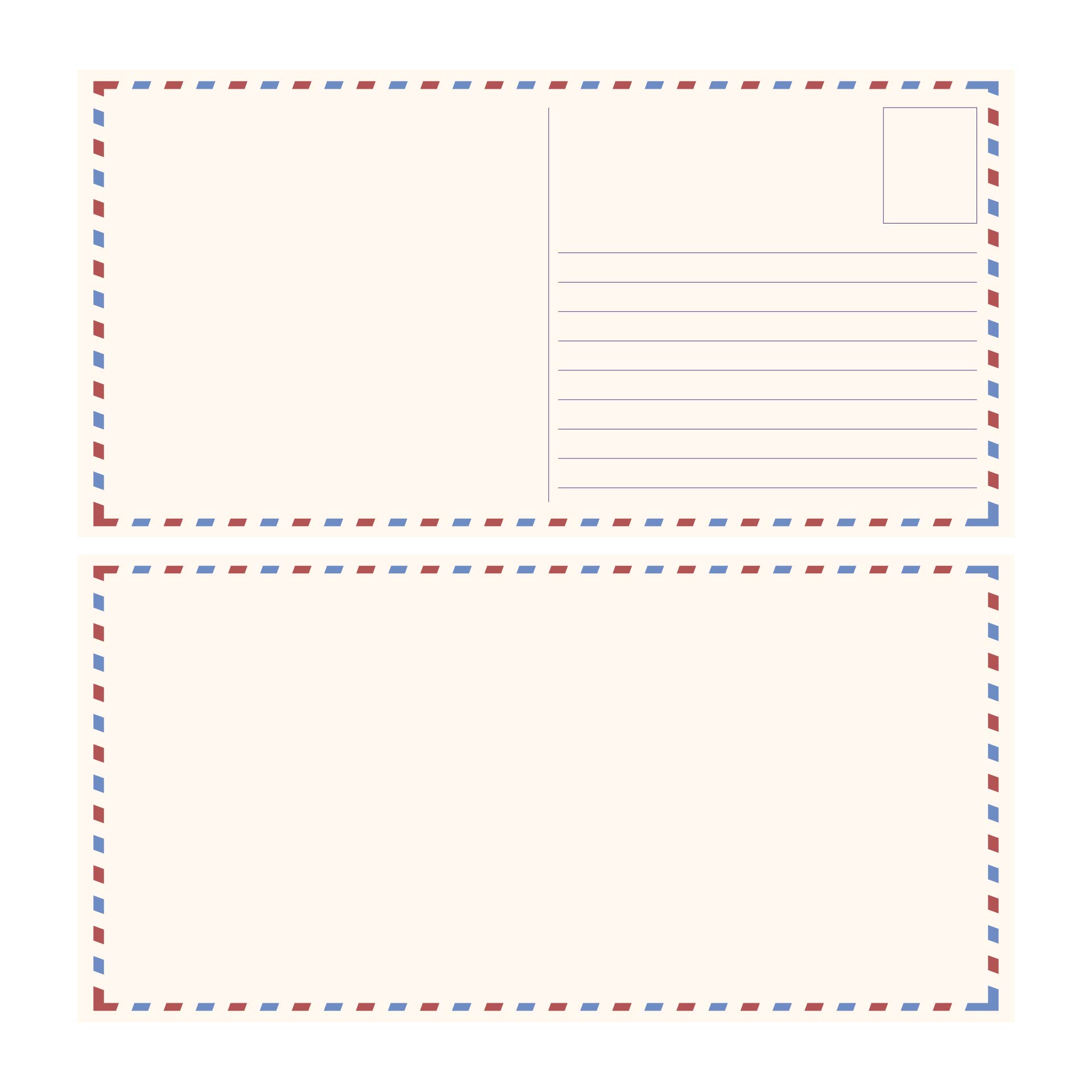 10 Best Blank Printable Christmas Postcards PDF For Free At Printablee
