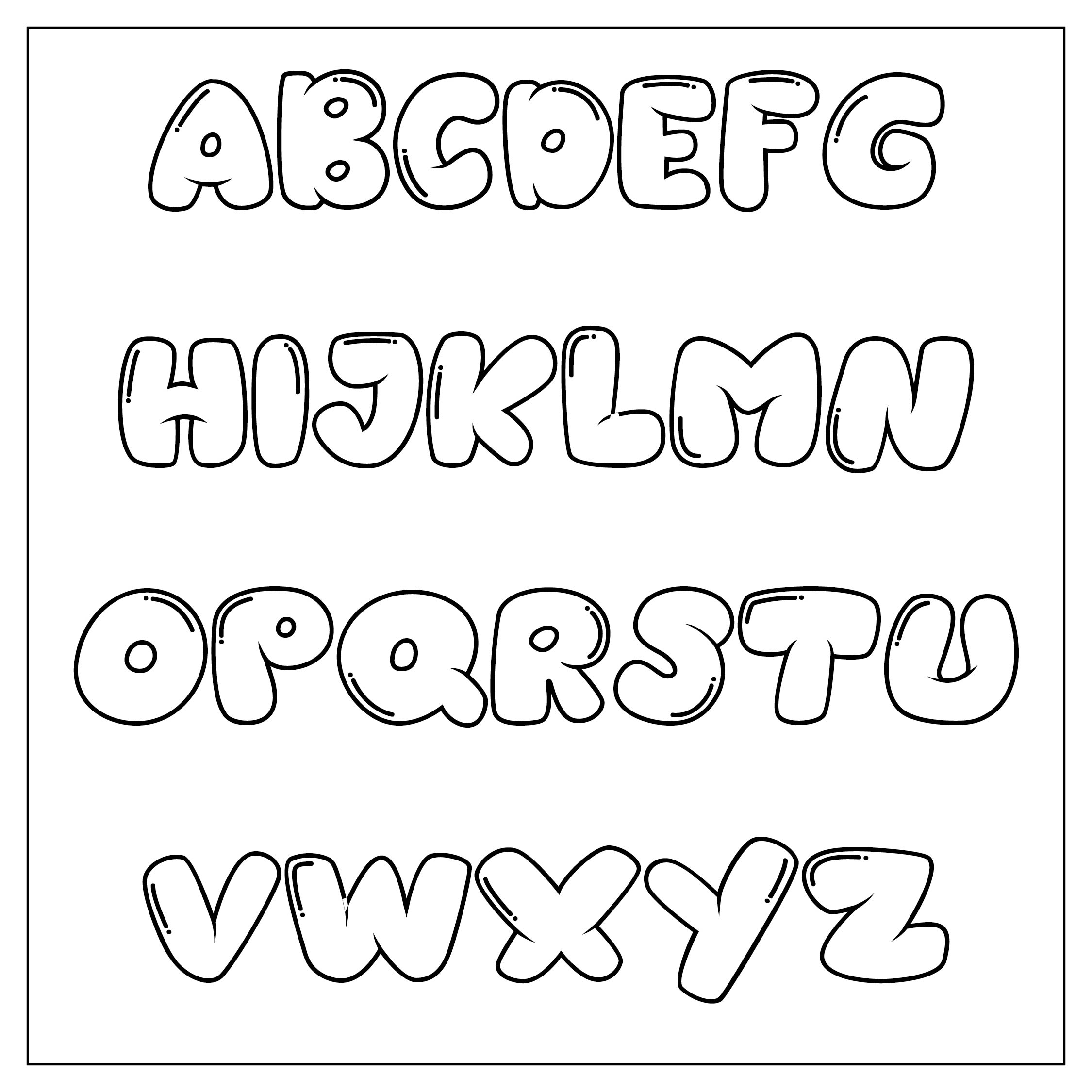 Free Printable Large Font Letters Printable Templates