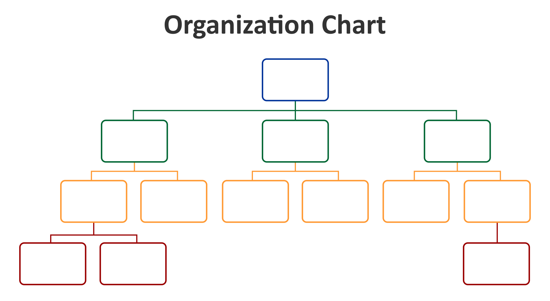 Free Printable Organizational Chart Template Printable World Holiday