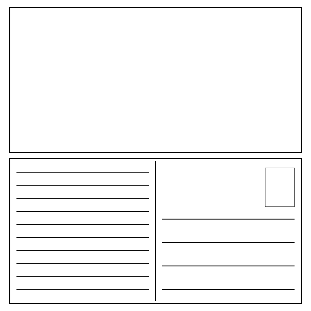 20 Best Blank Printable Christmas Postcards - printablee.com Inside Postcard Template For Kids 20 Best Blank Printable Christmas Postcards - printablee.com Inside Postcard Template For Kids