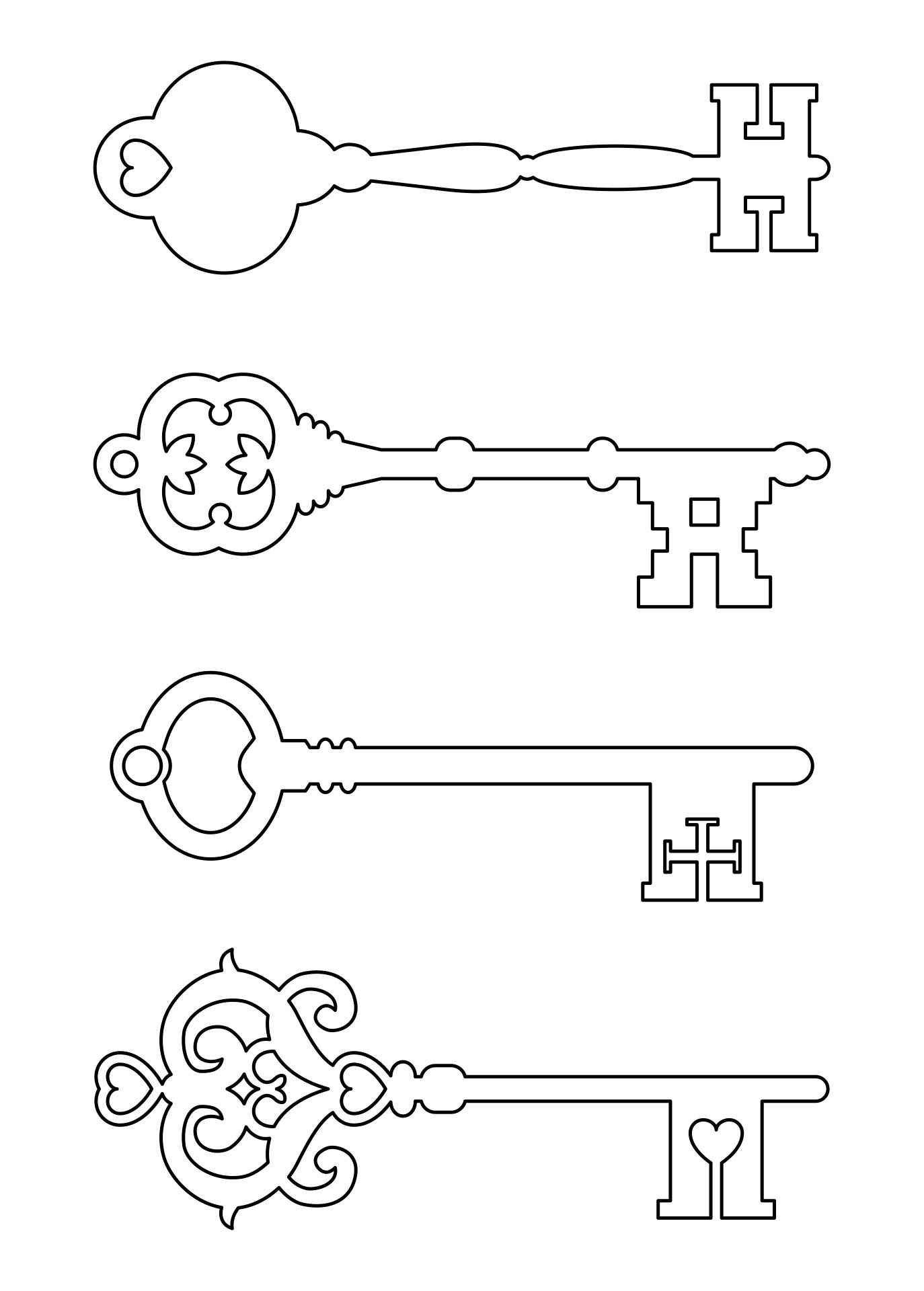 Printable Alice in Wonderland Keys