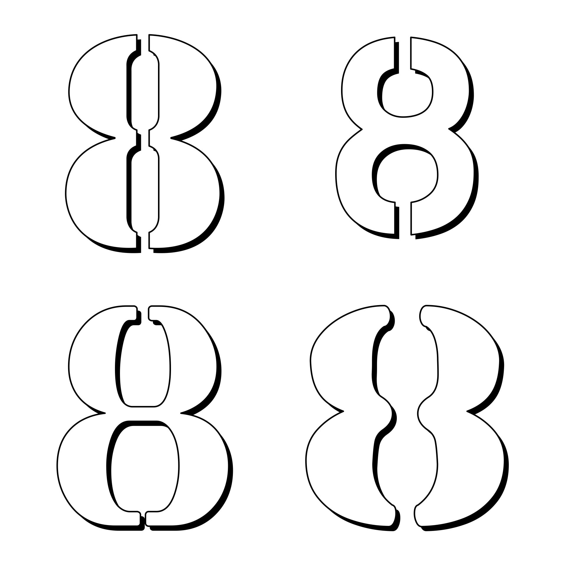 10 Best Printable Number Stencils 010