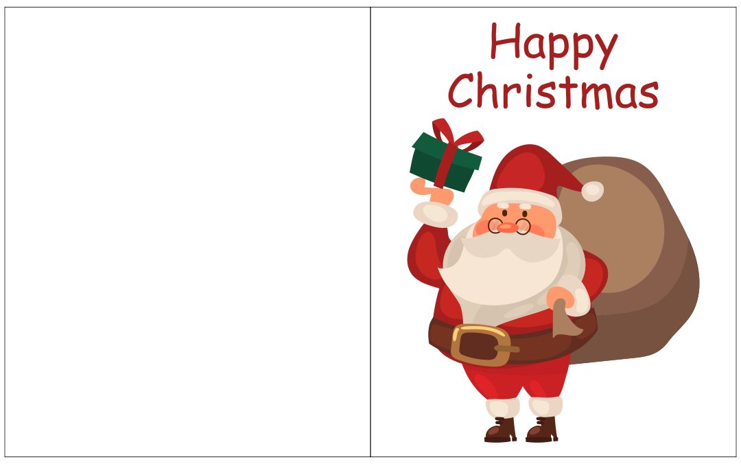  Printable Christmas Card Templates