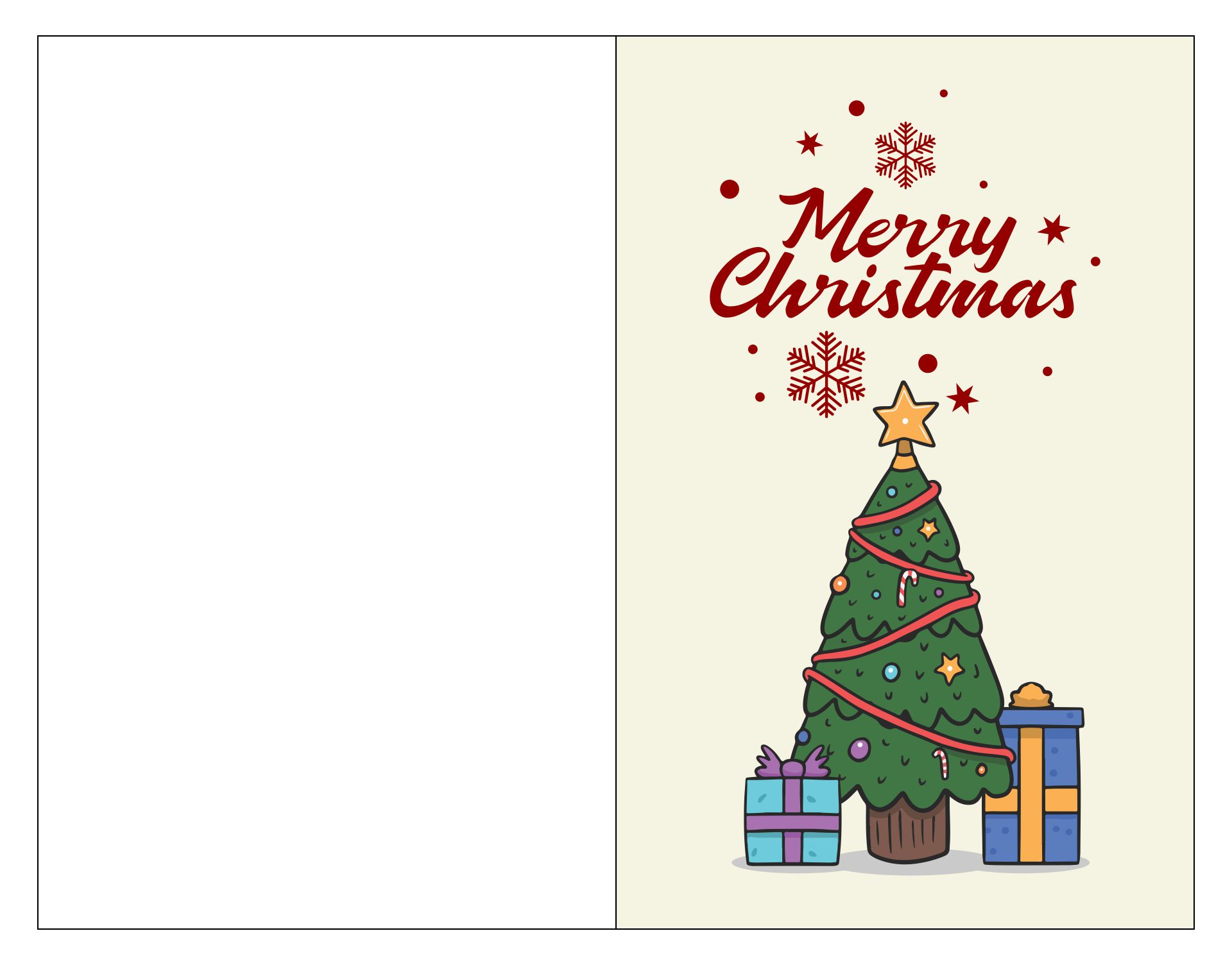 10 Best Free Printable Christmas Card Templates Pdf For Free At Printablee