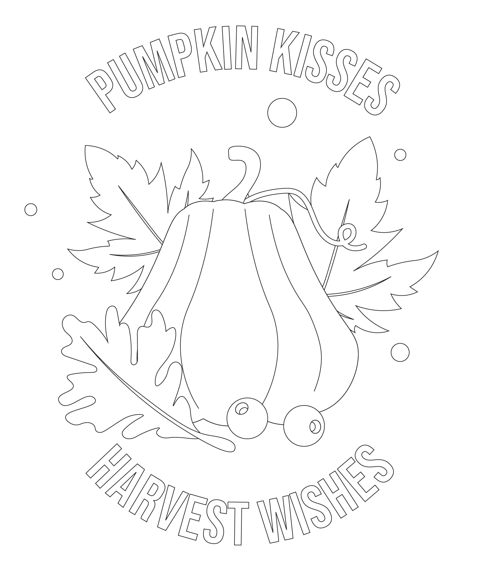Printable Fall Leaves To Color