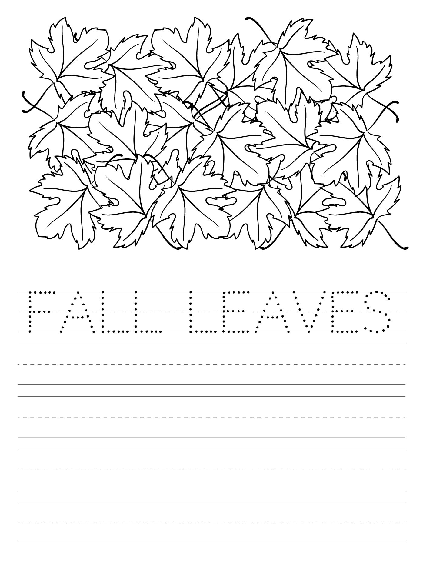 Fall Leaves Worksheets