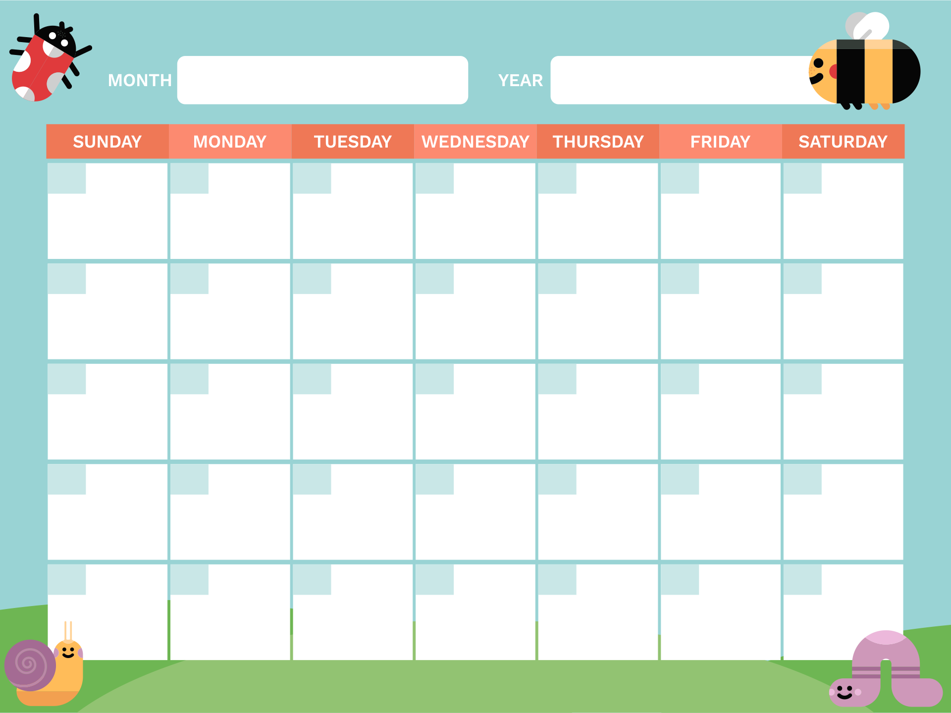 Printable Calendar Templates