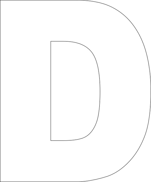 5 Best Images of Letter D Printable Template - Free Printable Letter D ...