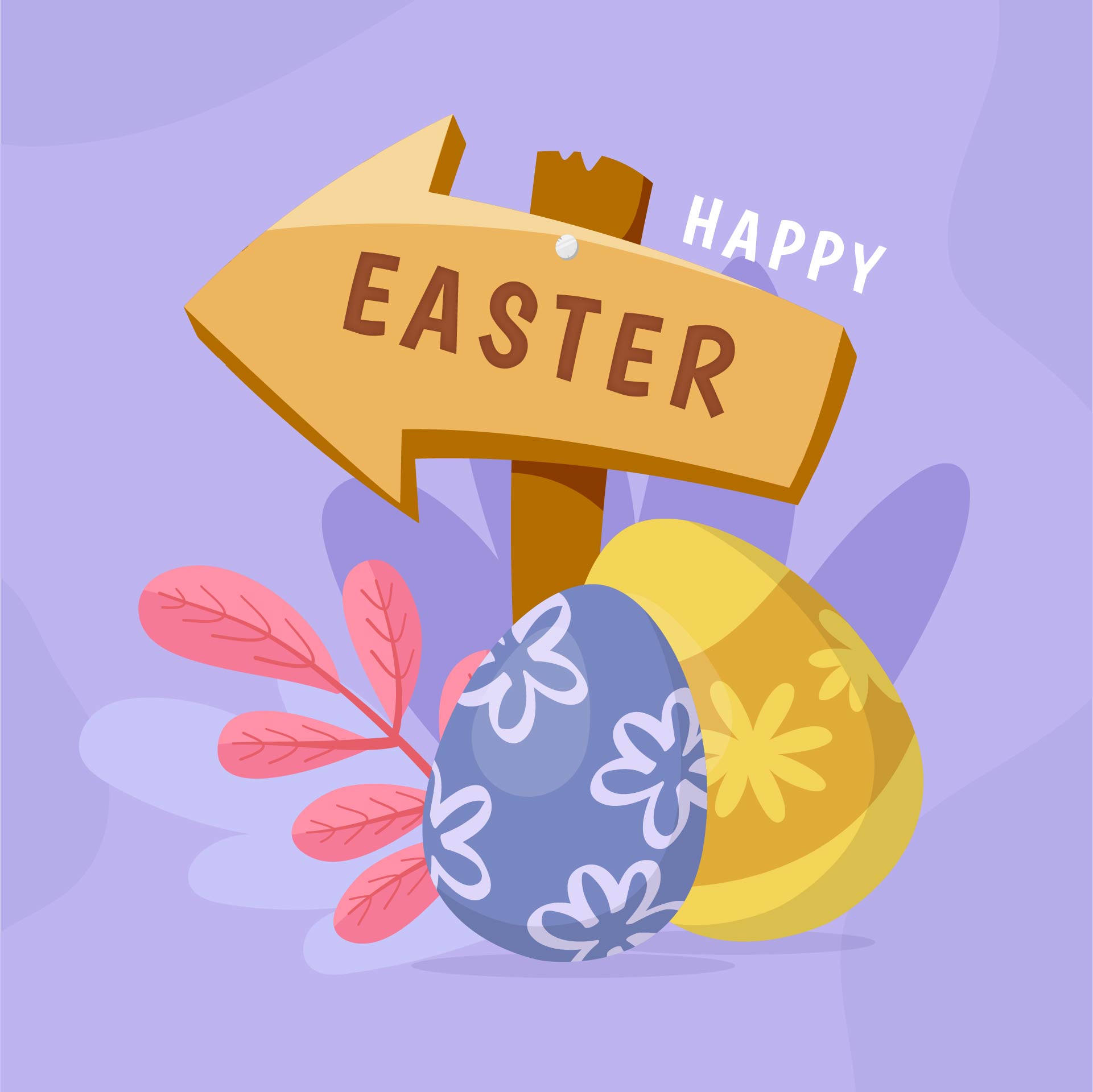 Happy Easter Print