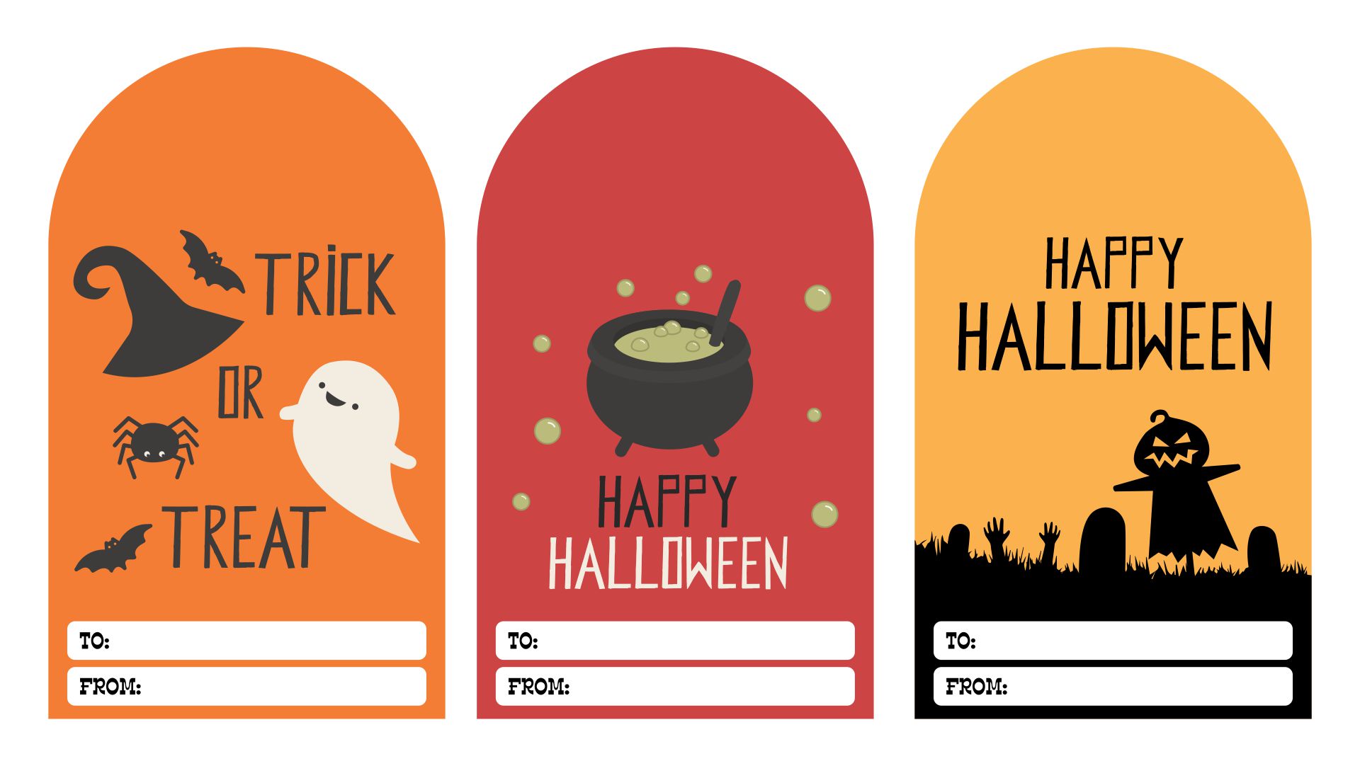 Happy Halloween Tags Printable Free