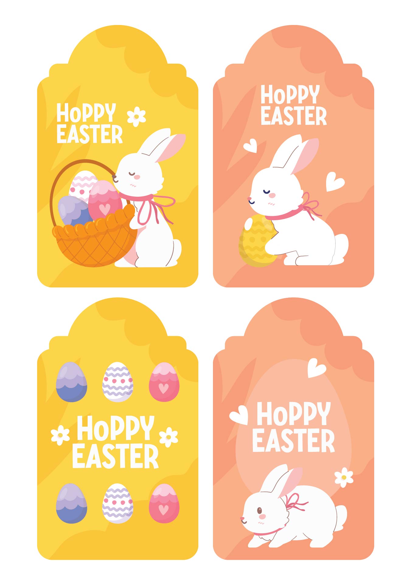 Hoppy Easter Gift Tag Printable Free