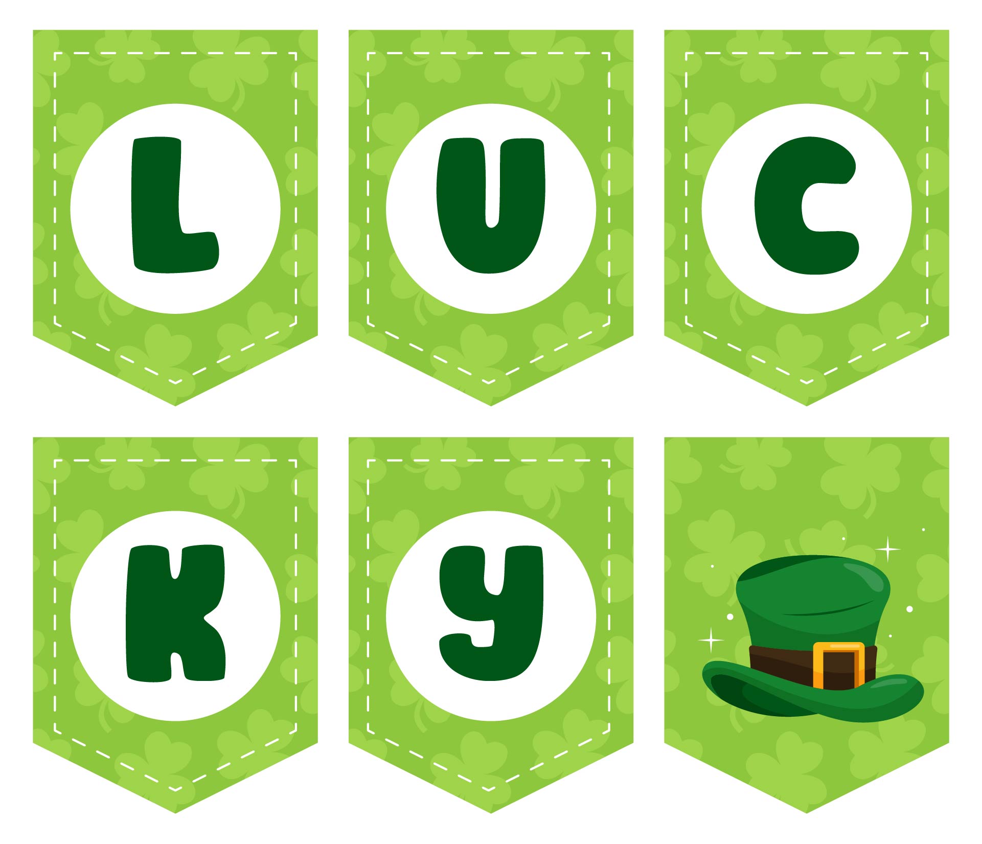 St. Patricks Day Banner Printable