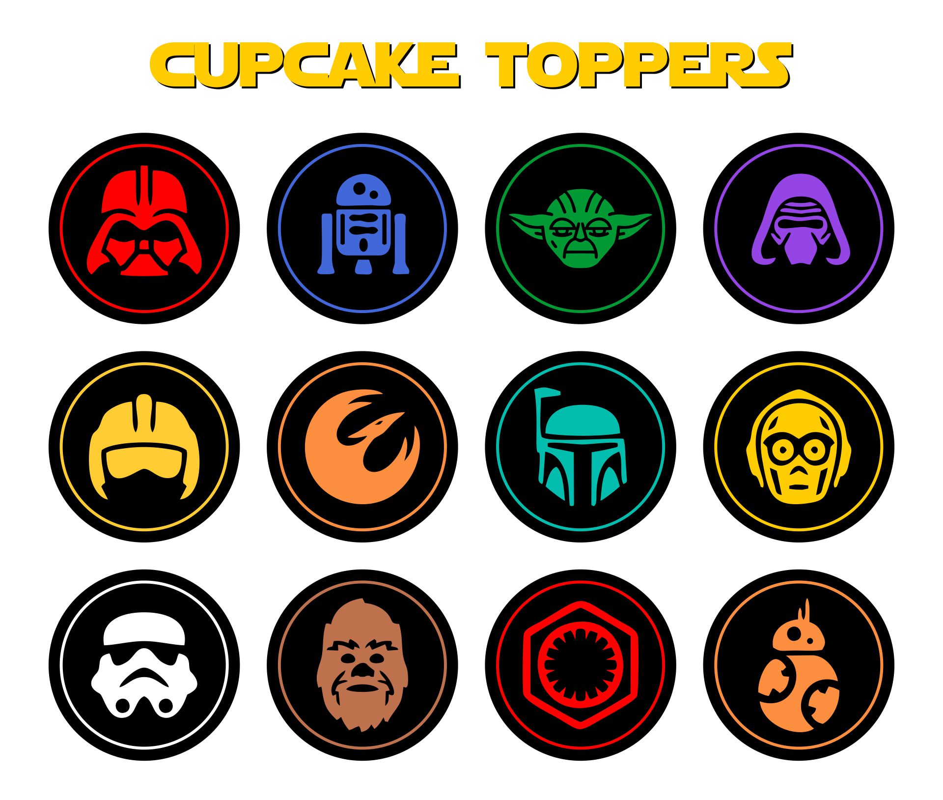 Star Wars Party Label Printables