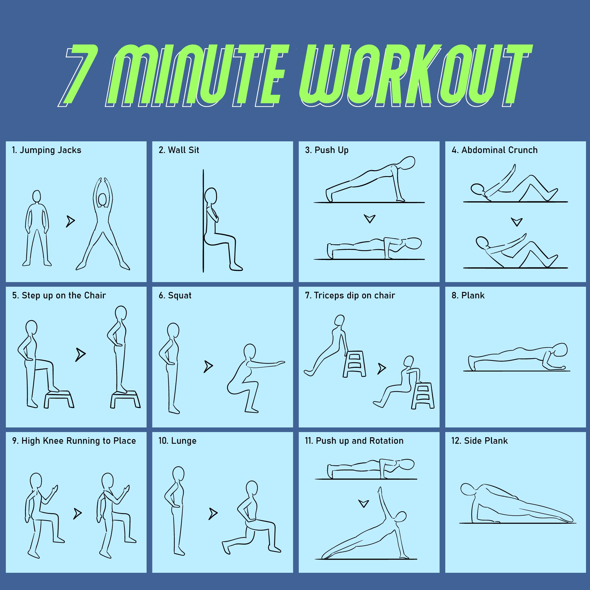 7 Minute Workout Routine