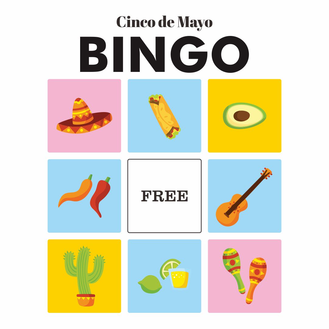 Cinco De Mayo Printable Bingo Games