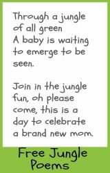 Printable Baby Shower Poems