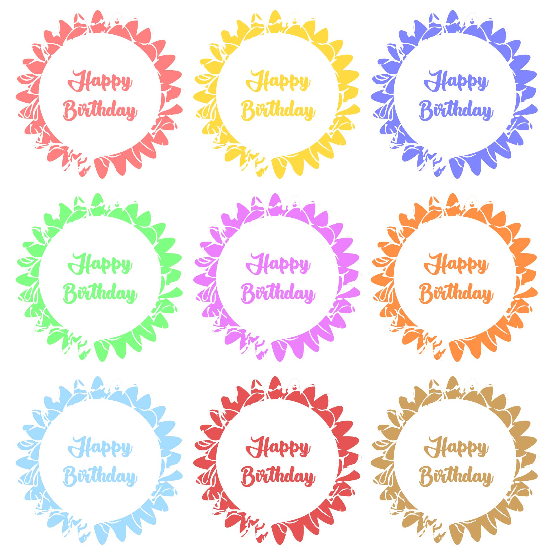 Blank Cupcake Toppers 10 Free PDF Printables Printablee