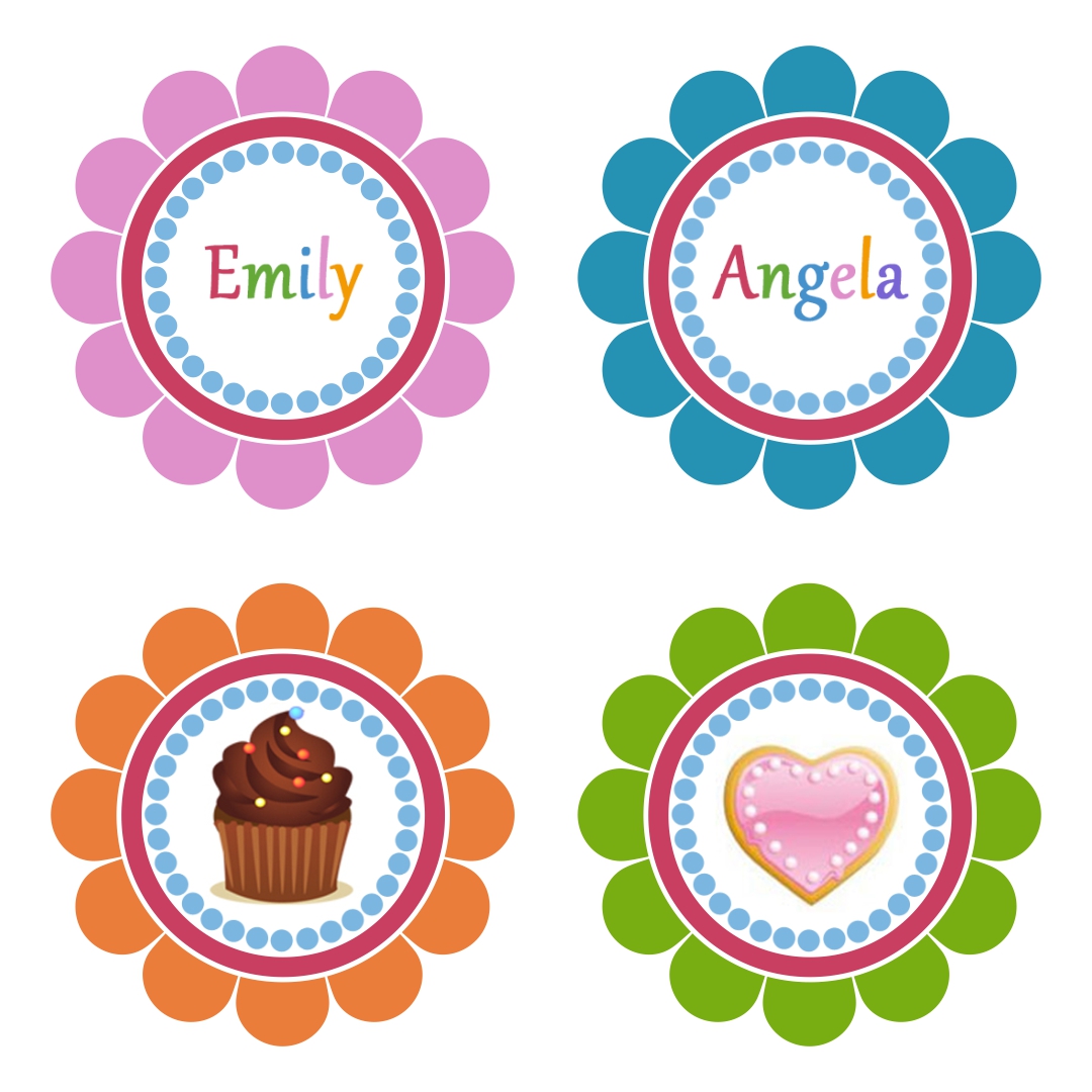 Free Printable Cupcake Toppers Template