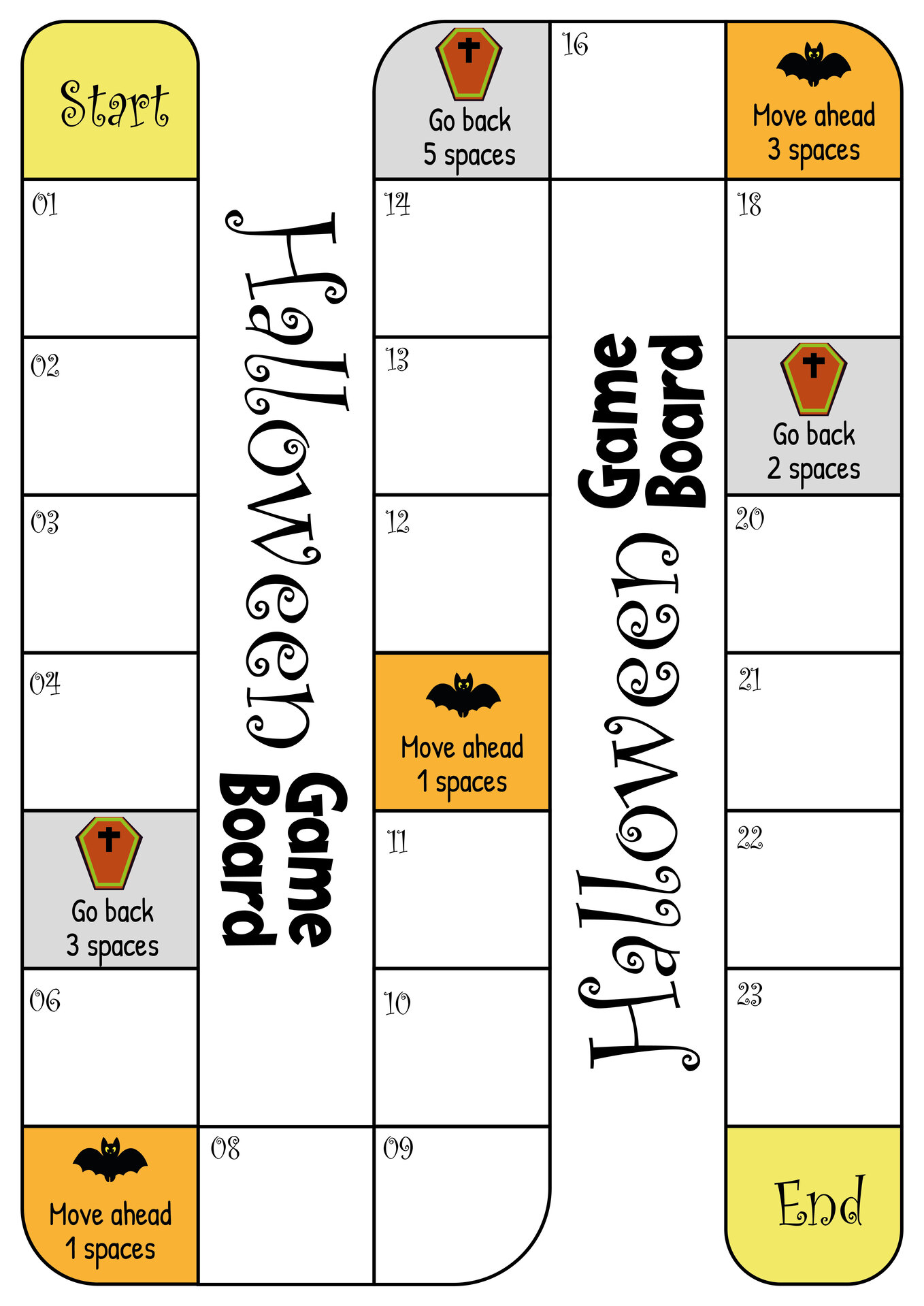 15 Best Halloween Printable Board Games Printablee