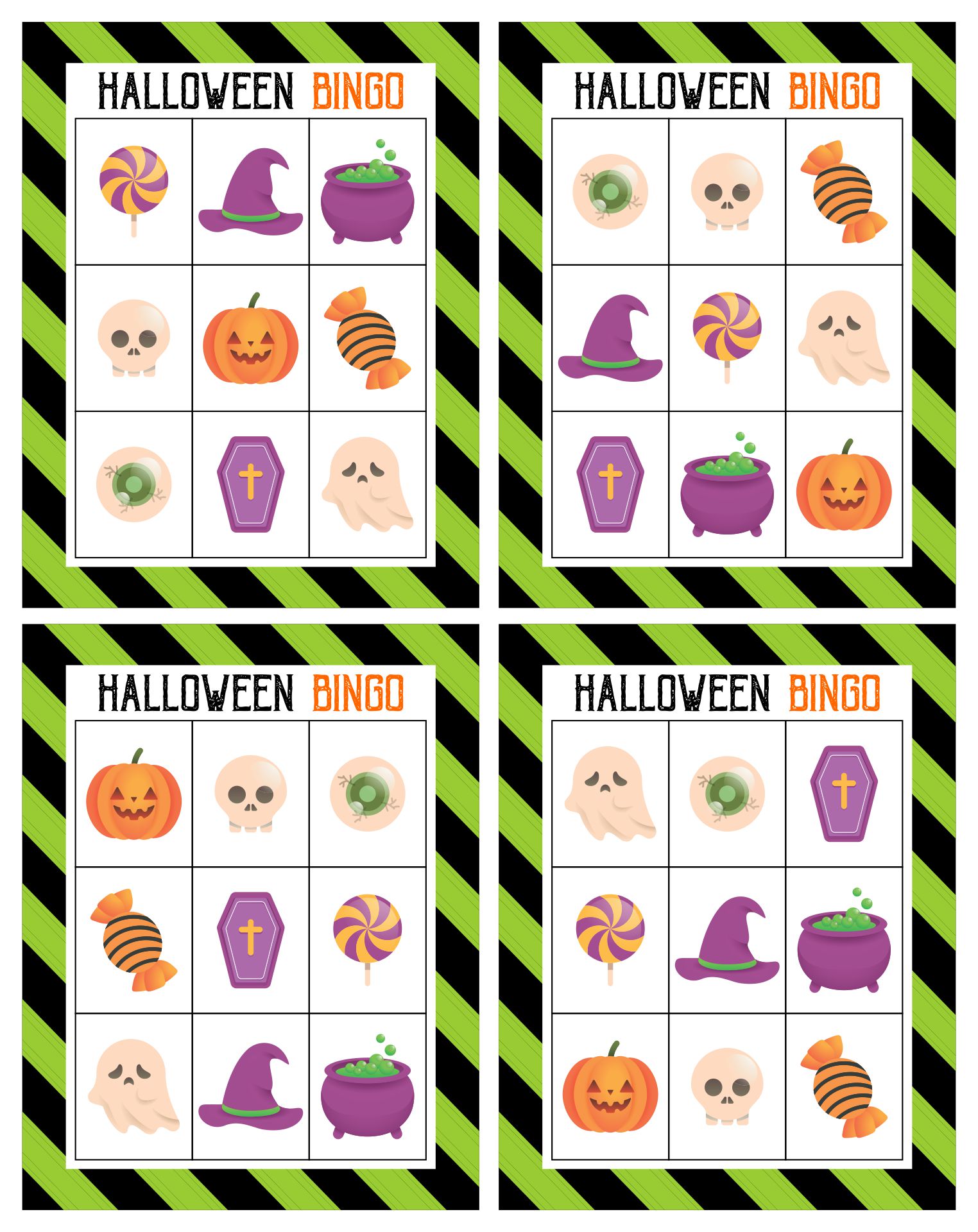 Printable Halloween Games Activities