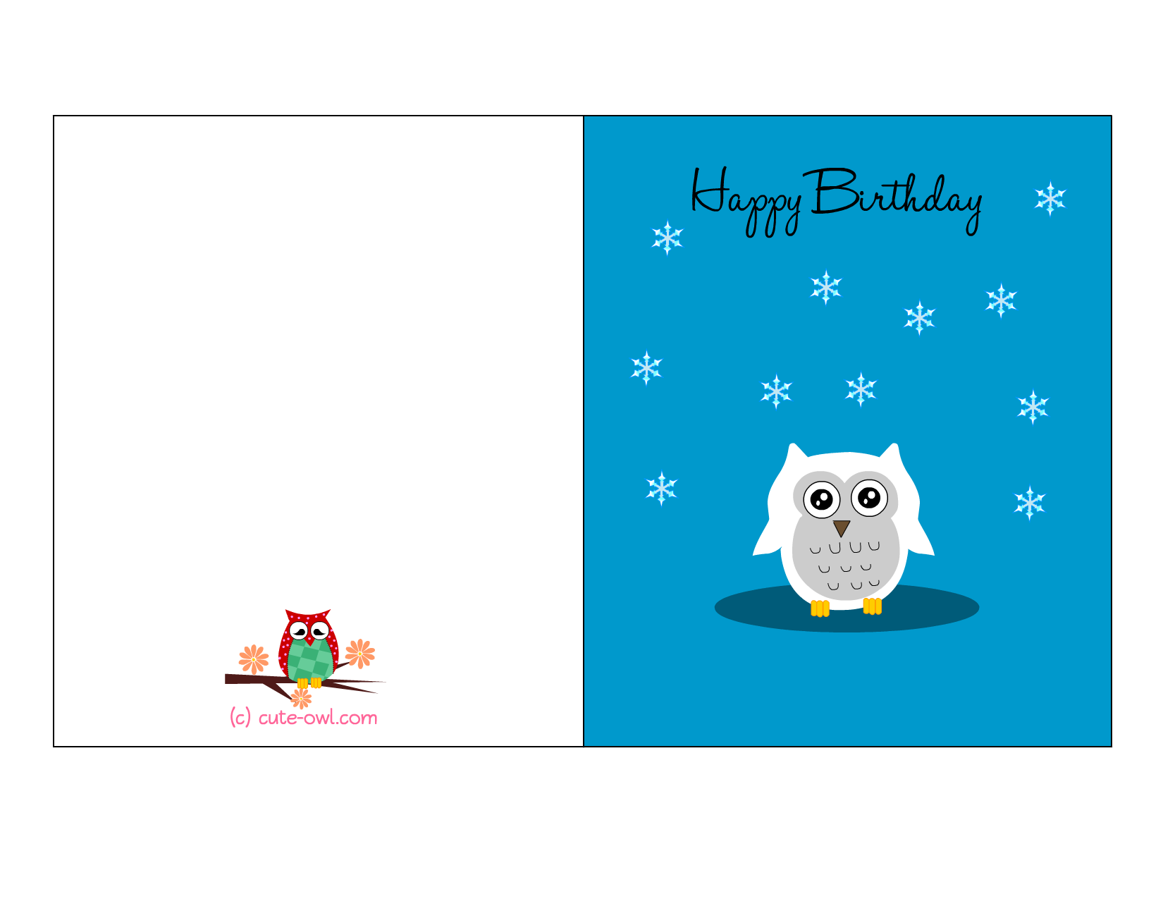 9 Best Images of Free Owl Printable Birthday Cards - Owl Birthday Party ...