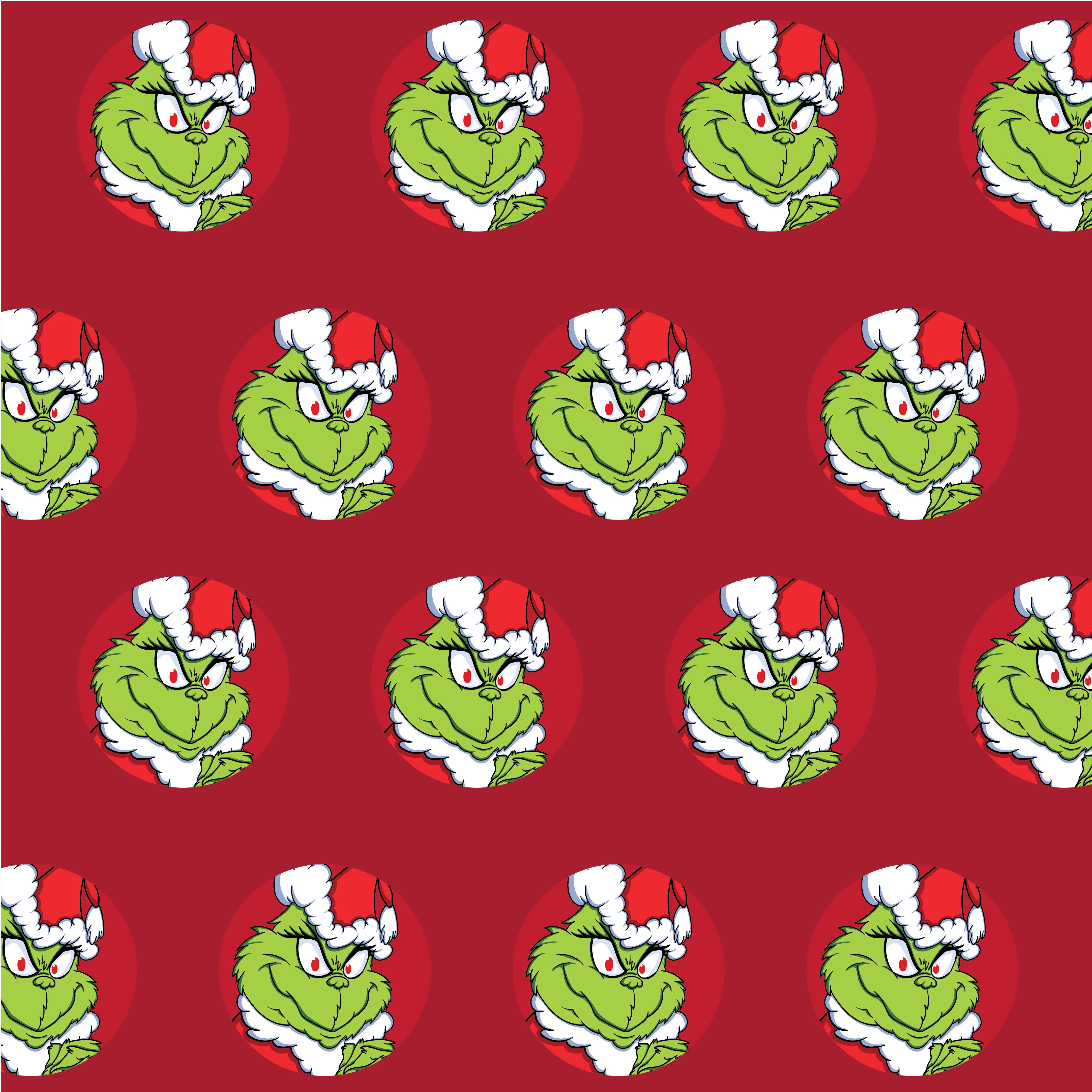How the Grinch Stole Christmas Fabric Panel