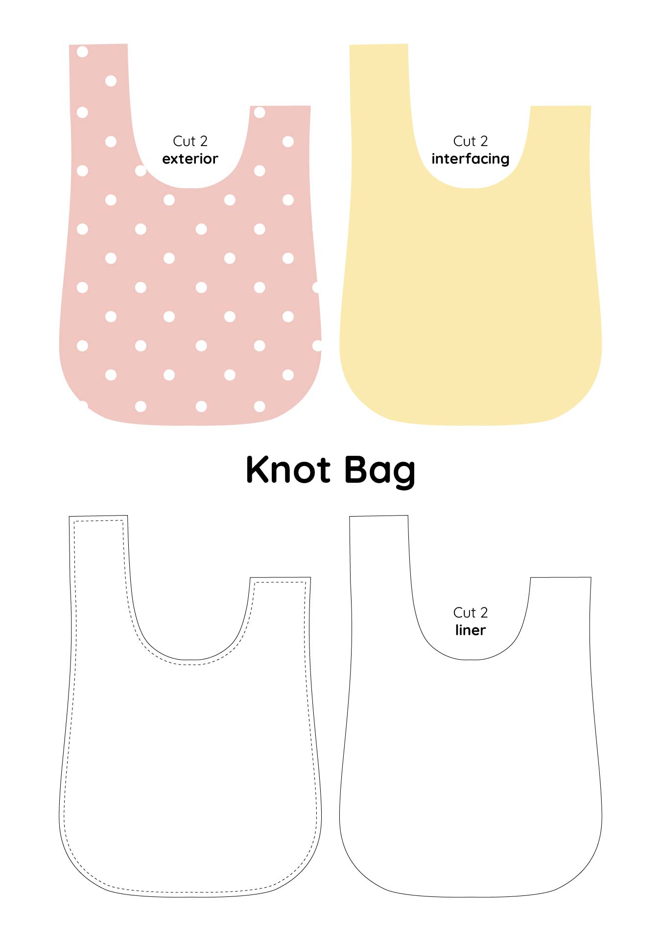 7 Best Images of Japanese Knot Bag Free Printable Pattern - Japanese Knot Bag Pattern, Japanese ...