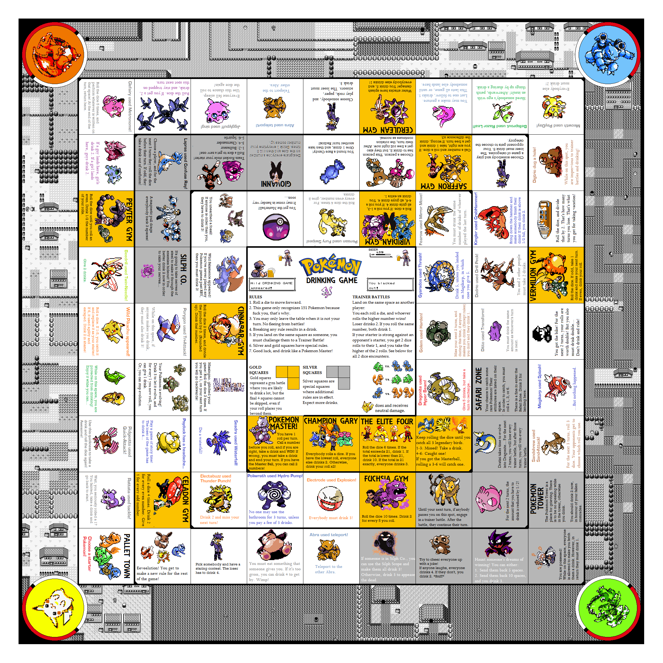 7 Best Printable Drinking Board Games PDF For Free At Printablee
