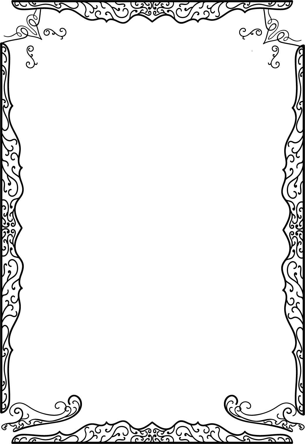 10 Best Paper Frame Template Printable
