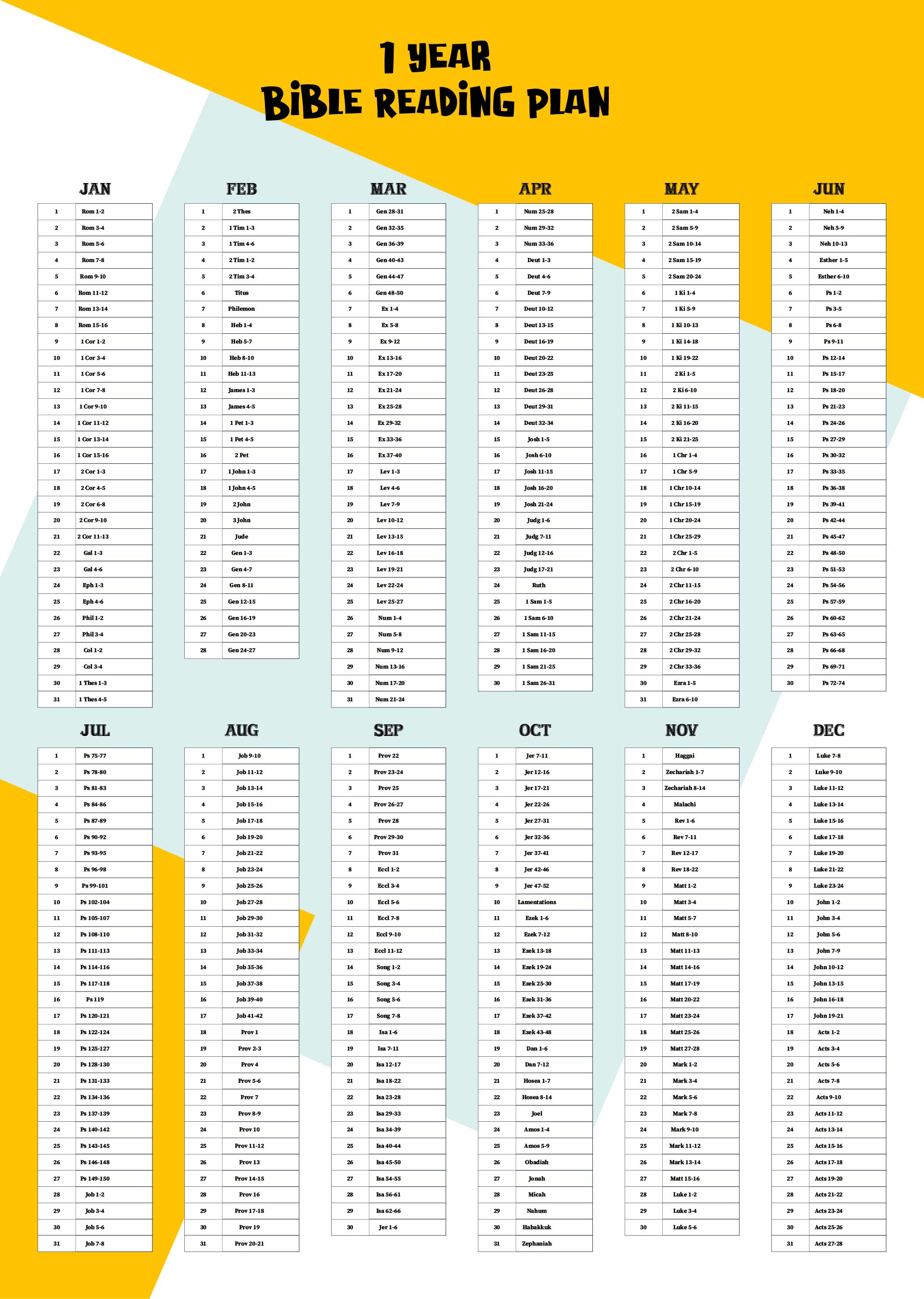 Super Cute Helpful Printable Bible Reading Plans Printable Bible super-cute-helpful-printable-bible-reading-plans-printable-bible