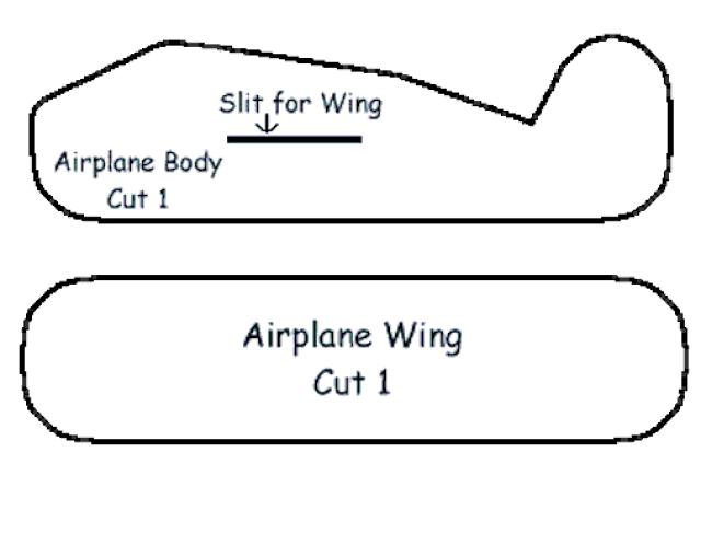 Styrofoam Airplane Craft