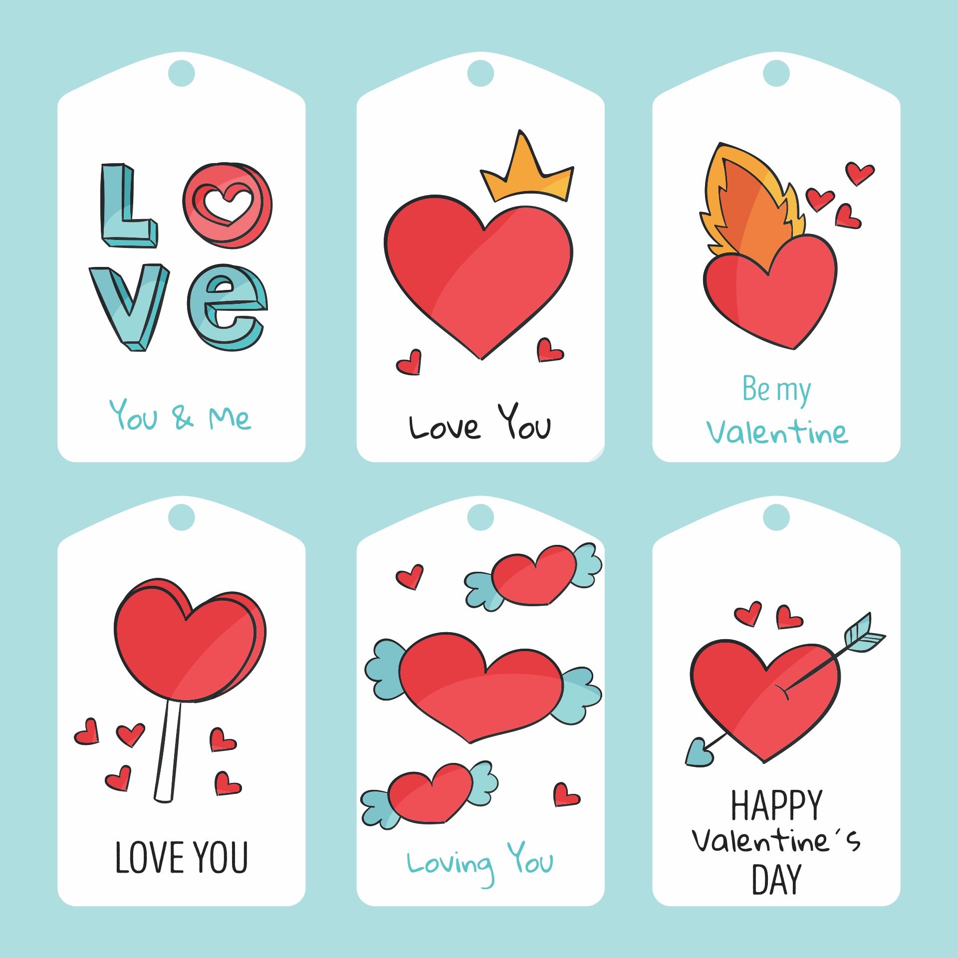 Valentine Gift Tag Printables Free