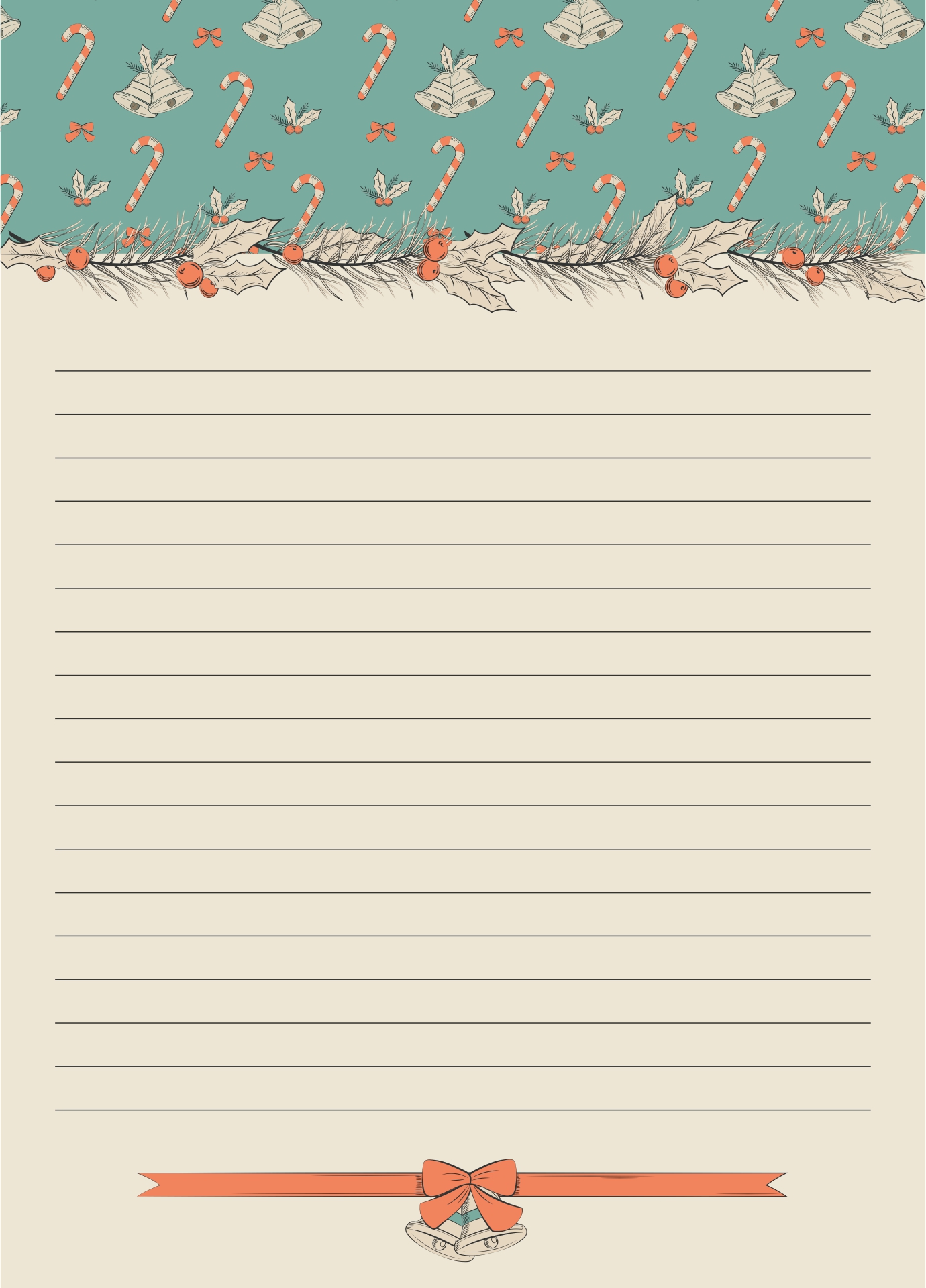 Christmas Letterhead Paper