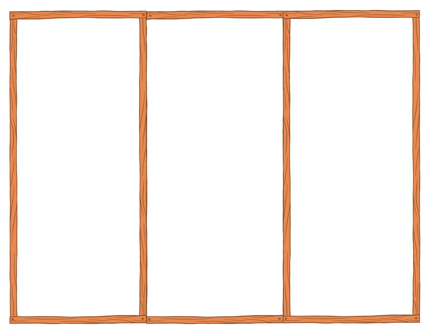 Blank Tri-Fold Brochure Templates for Word