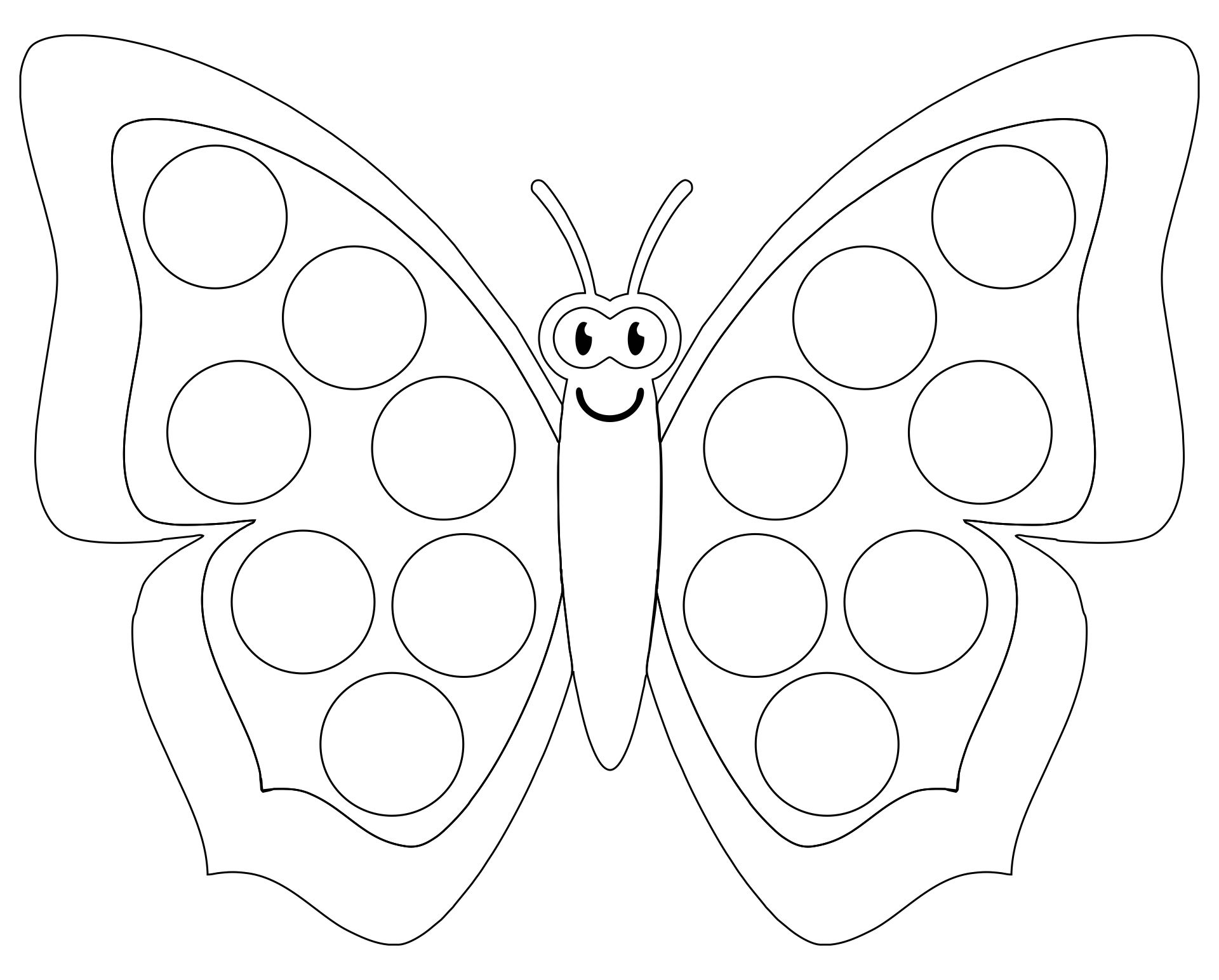 Butterfly Kindergarten Worksheets Worksheet24