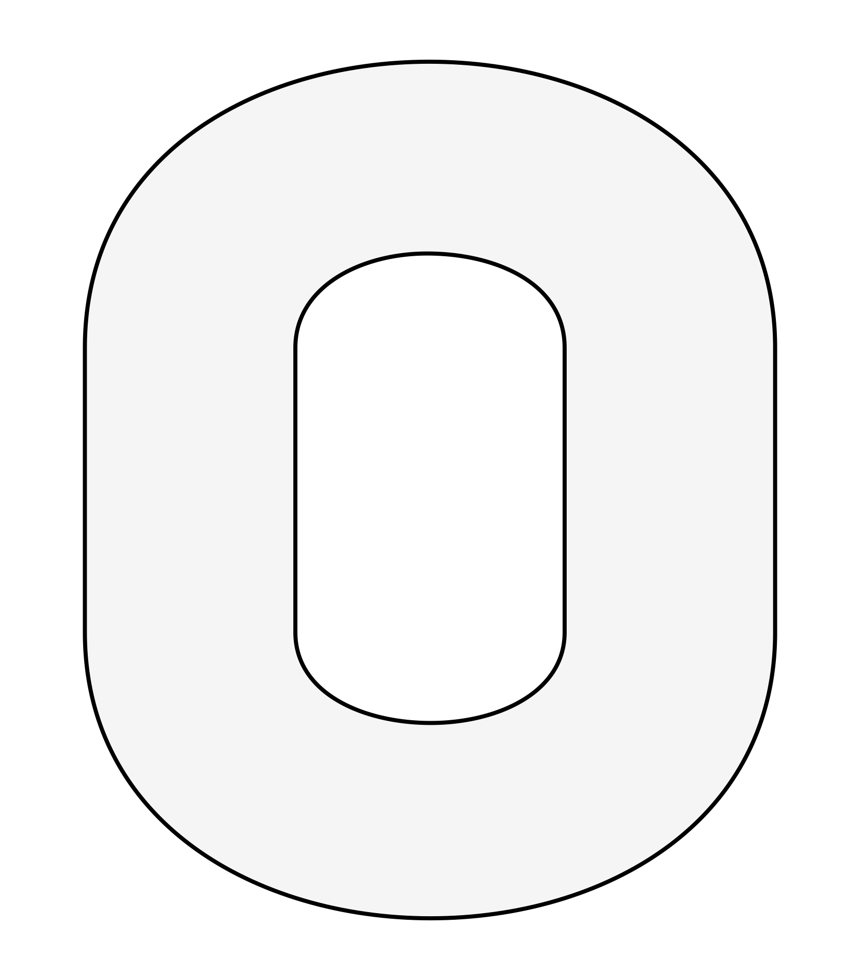 Letter O Template