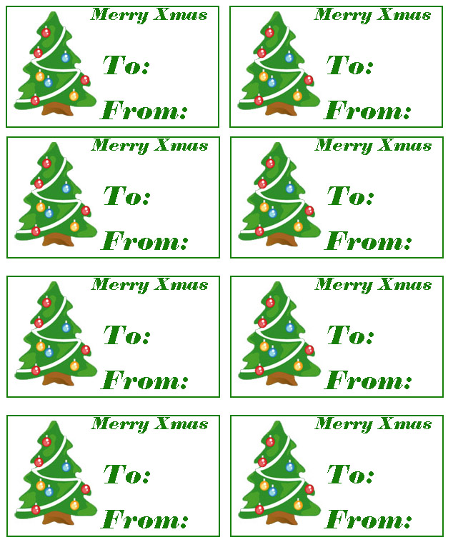 6 Best Printable Christmas Gift Tags Templates PDF For Free At Printablee