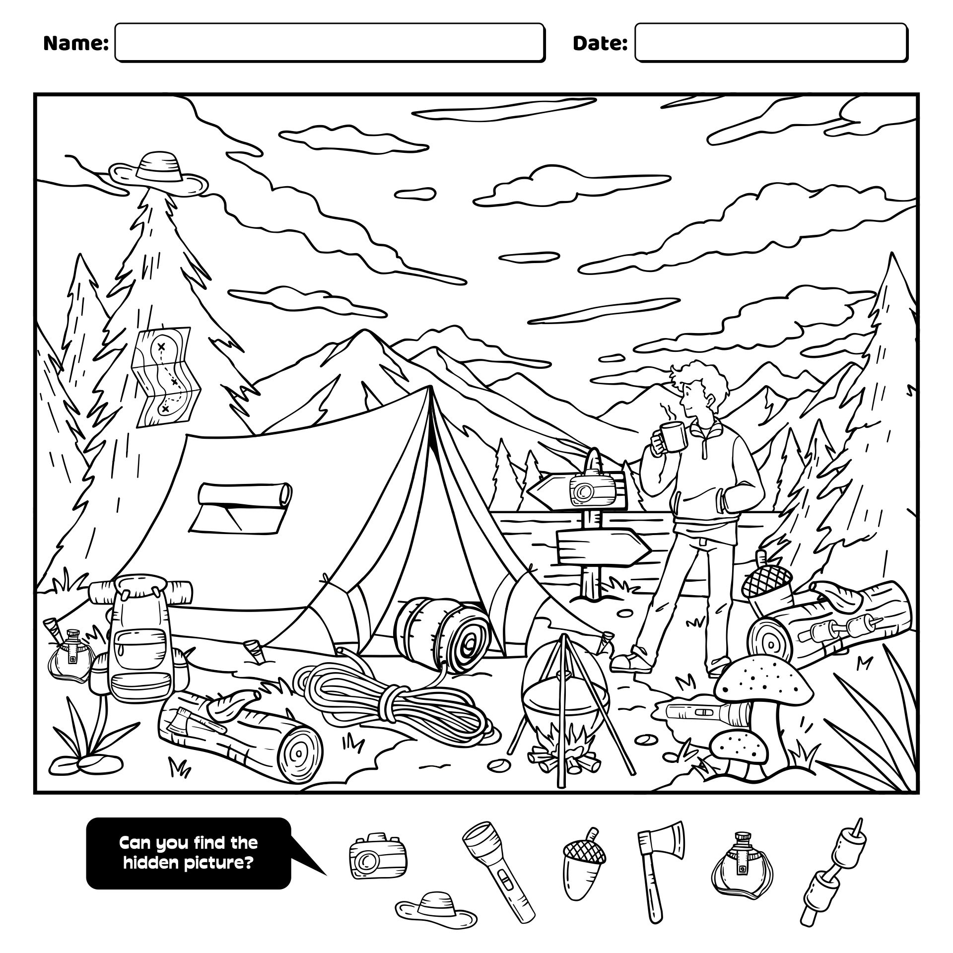 Hidden Objects Printable