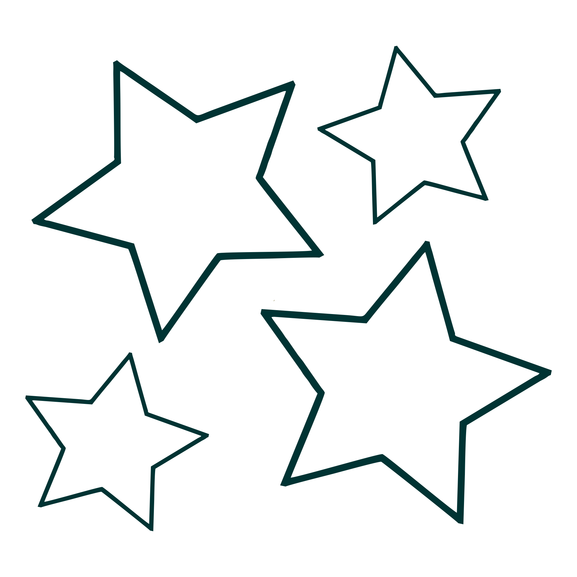 Free Printable Stars Template - Printable Templates by Nora