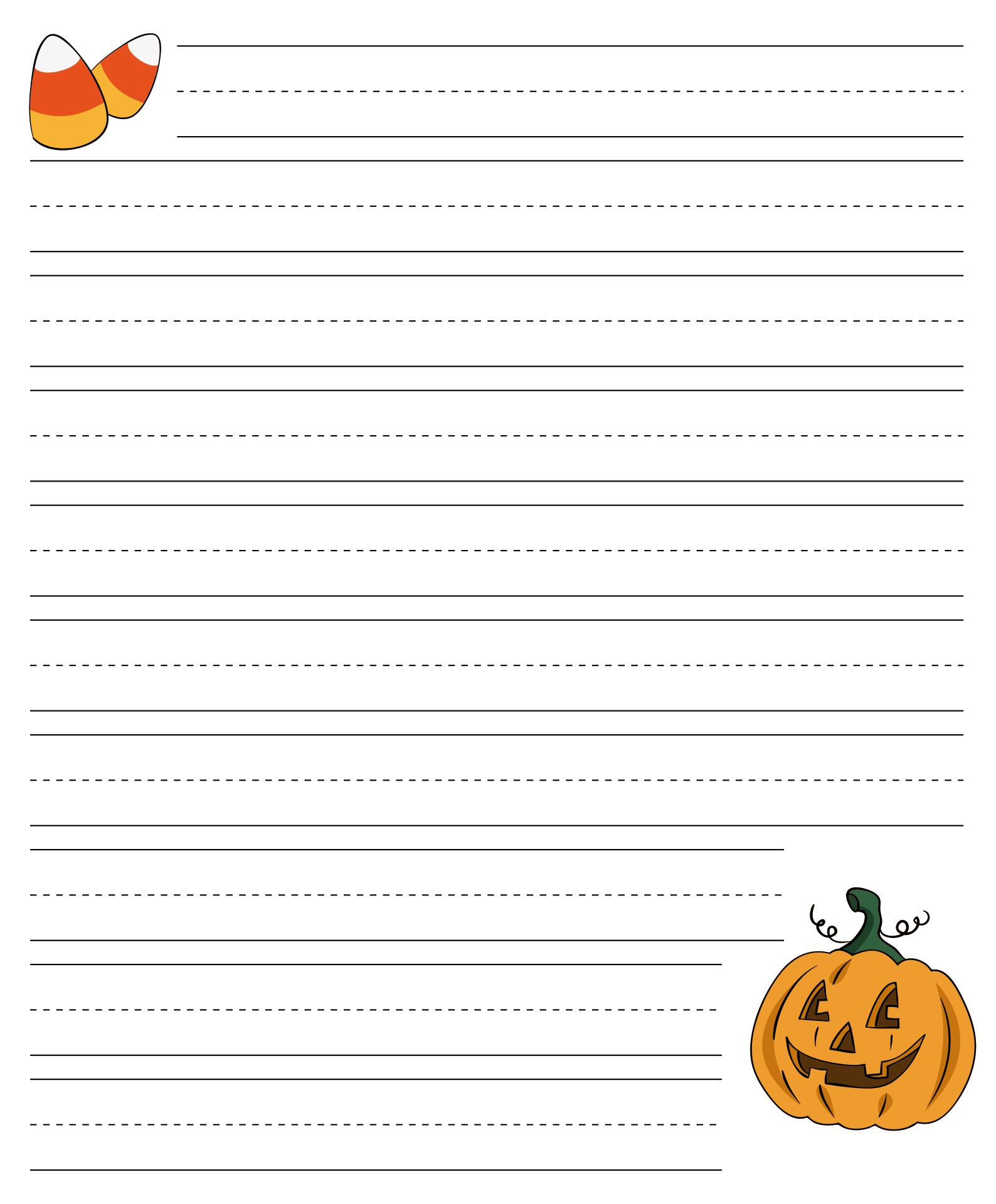Halloween Writing Paper